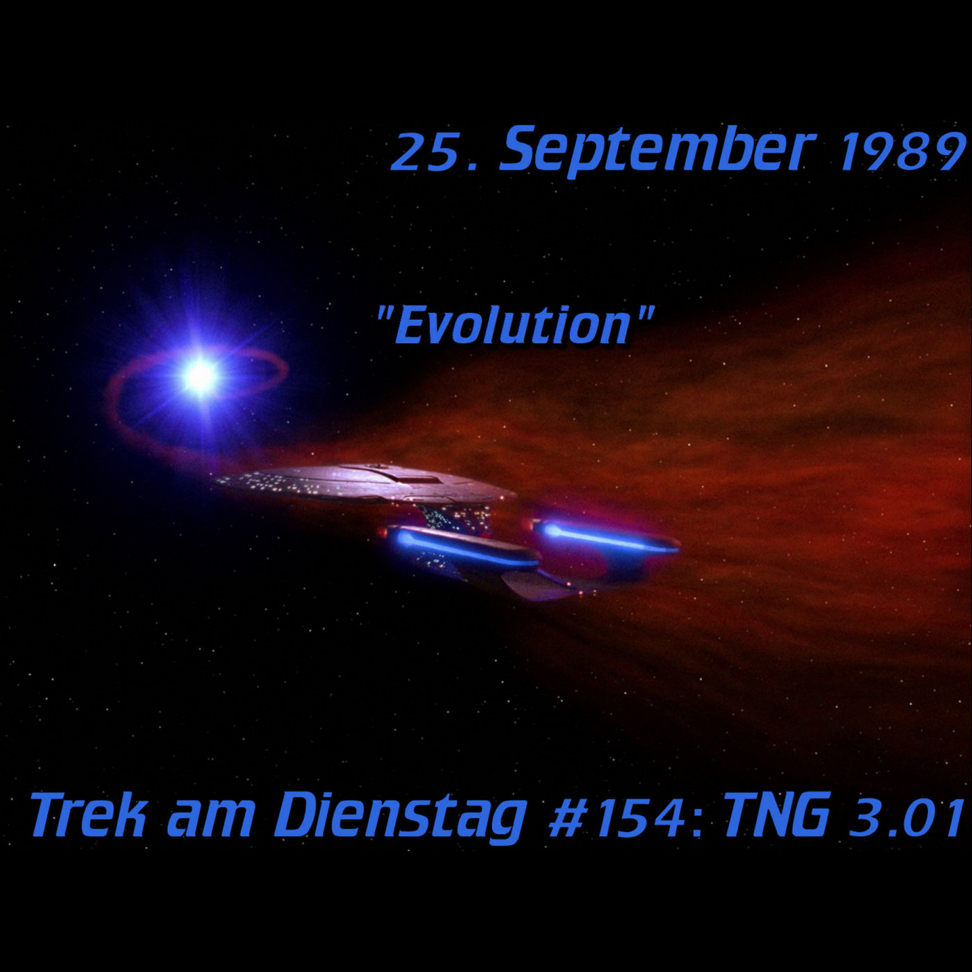 #154: Evolution (TNG 3.01) episode artwork