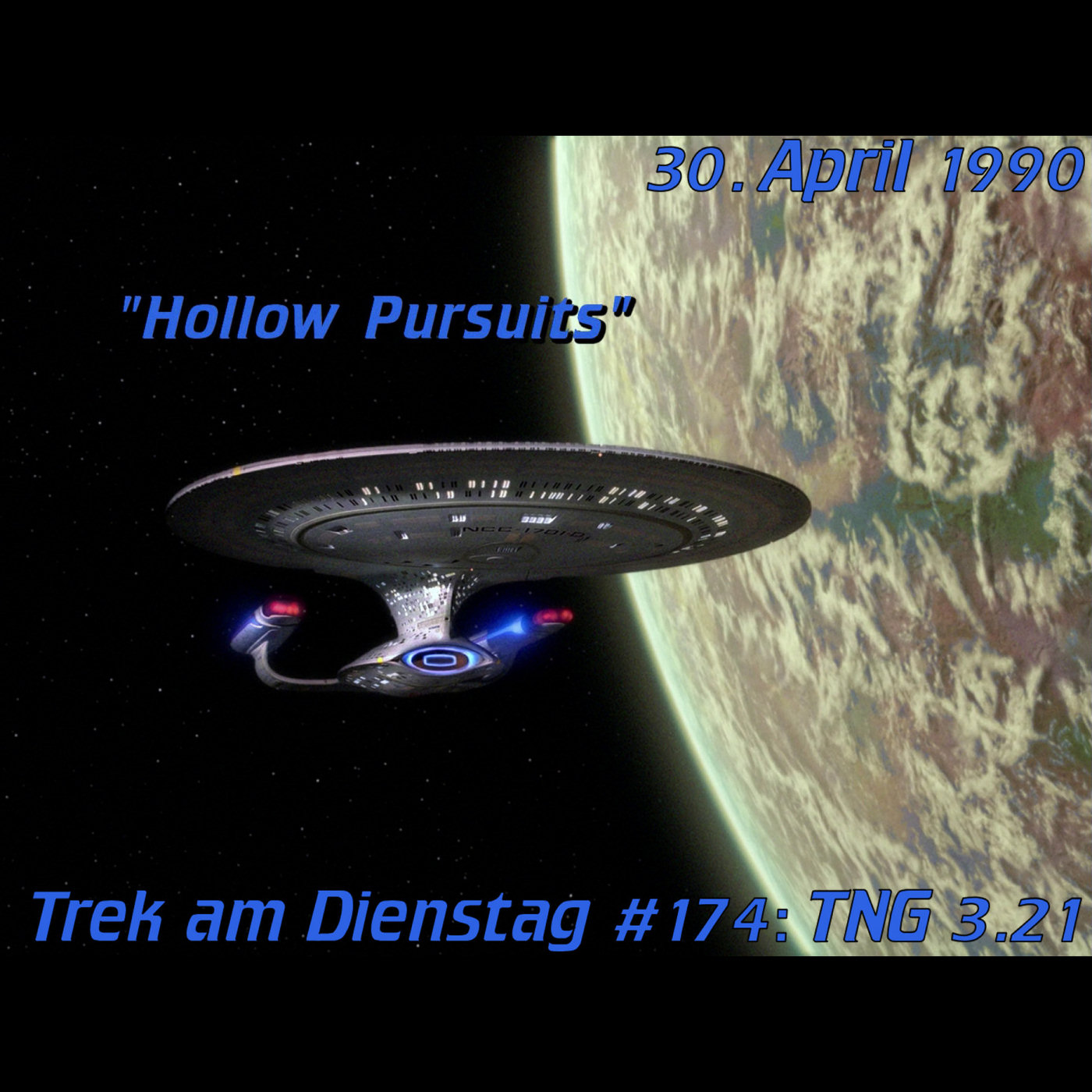 #174: Hollow Pursuits (TNG 3.21) episode artwork