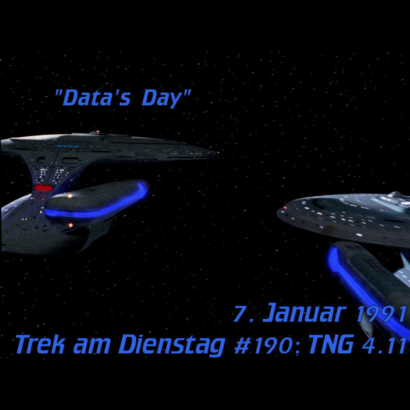 #190: Data's Day (TNG 4.11) episode artwork