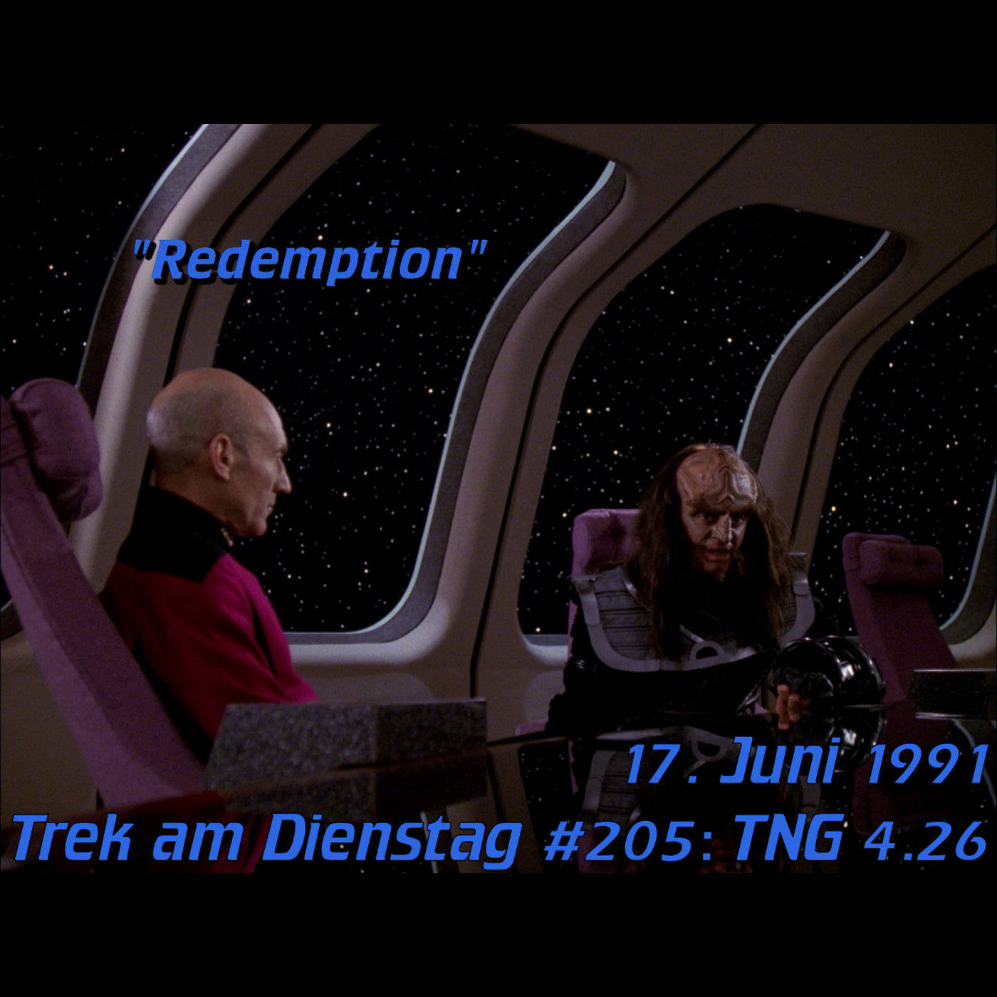 #205: Redemption (TNG 4.26) episode artwork