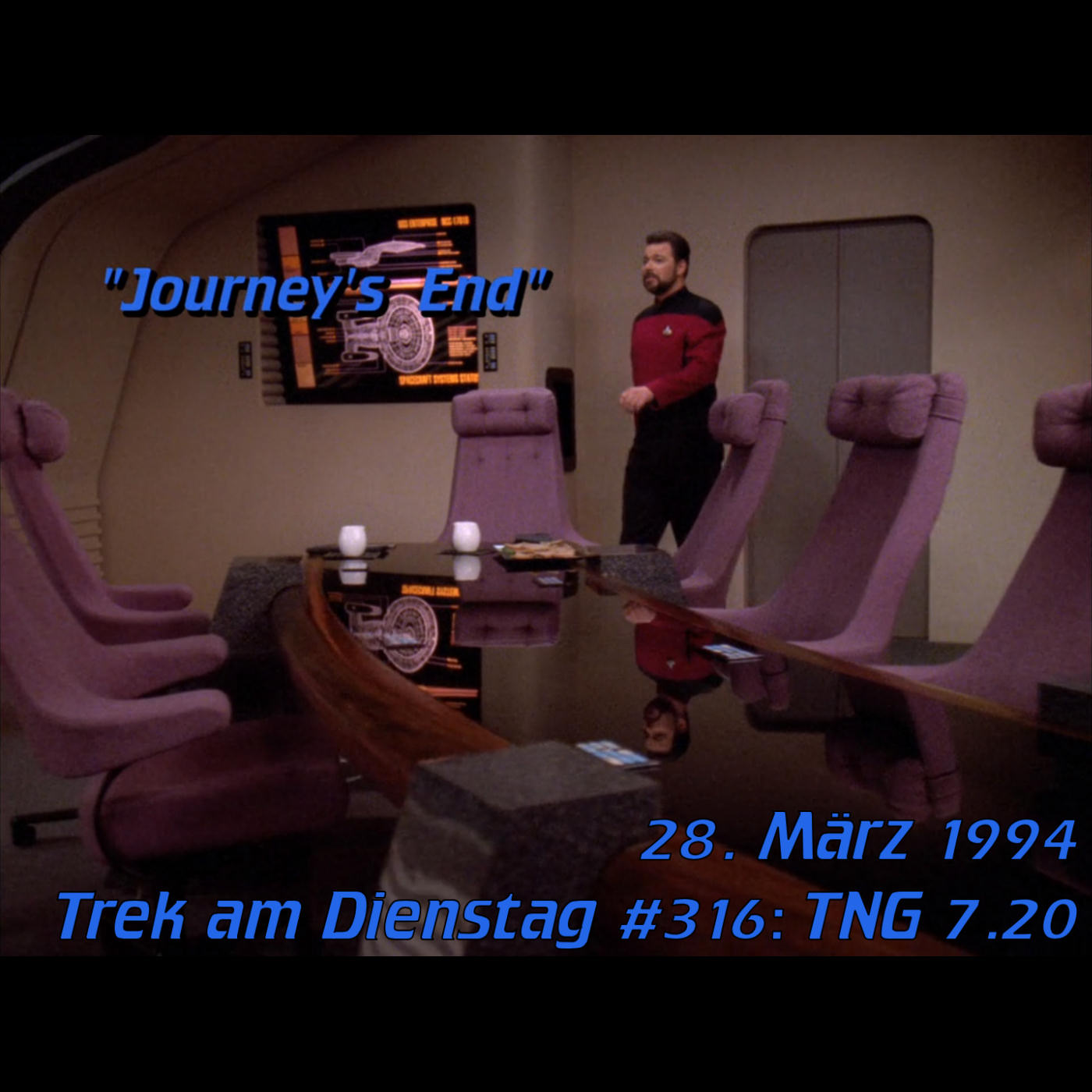 #316: Journey's End (TNG 7.20) episode artwork
