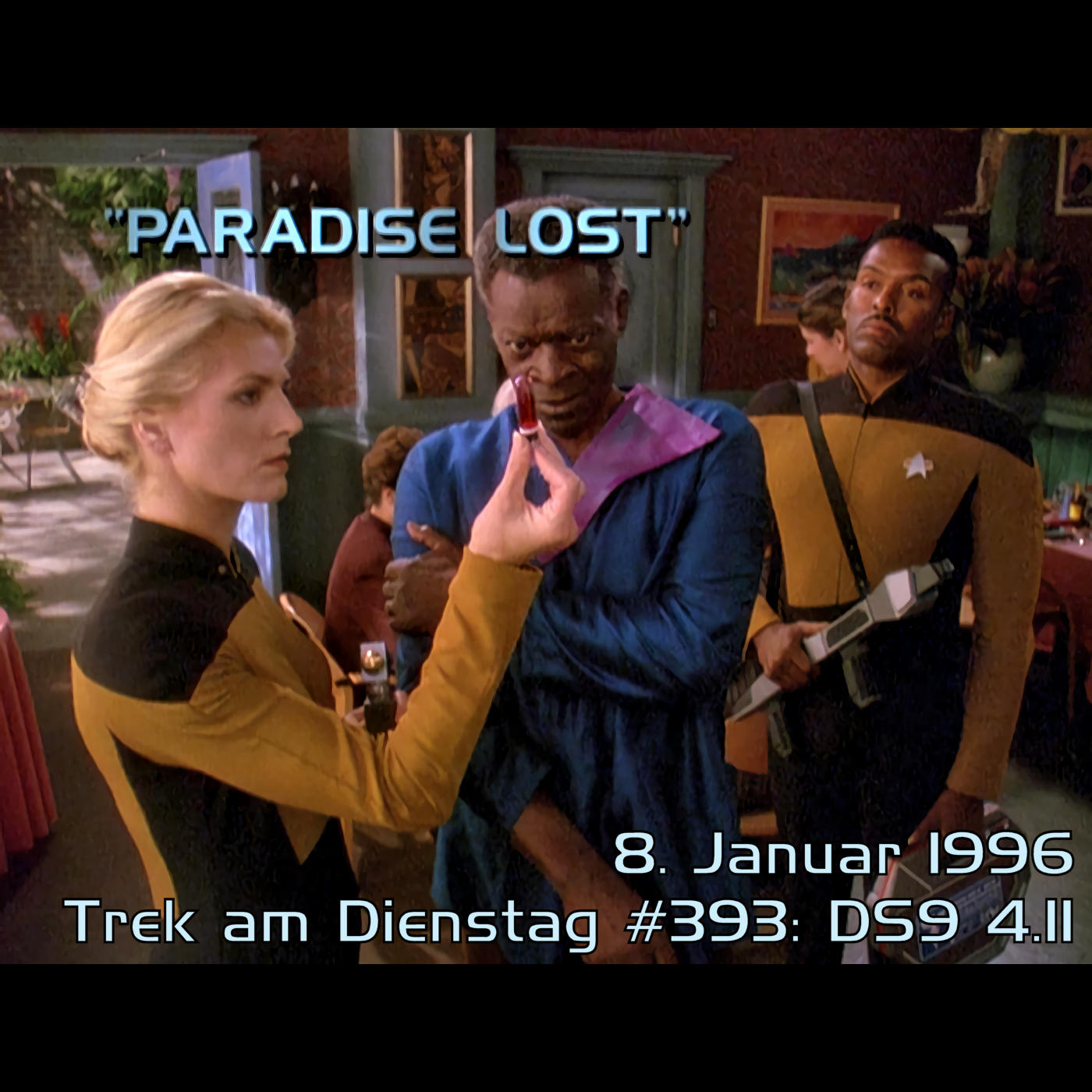 #393: Paradise Lost (DS9 4.11) episode artwork