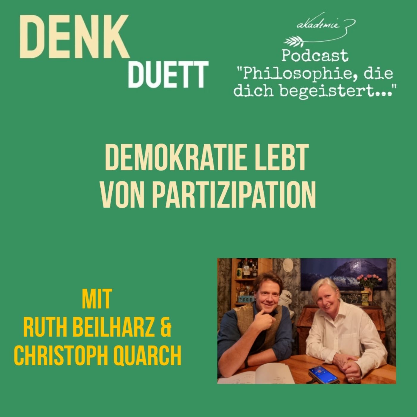 DenkDuett #6 | Demokratie lebt von Partizipation | mit Ruth Beilharz episode artwork