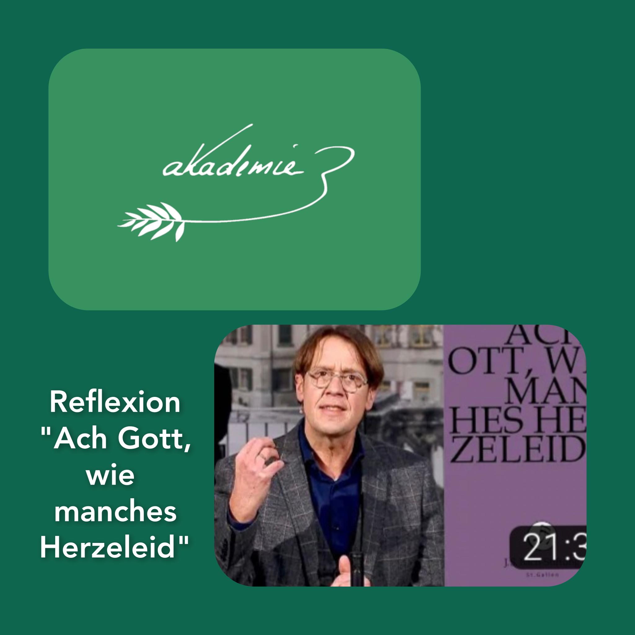 Reflexion: Ach Gott, wie manches Herzeleid BVW3 episode artwork