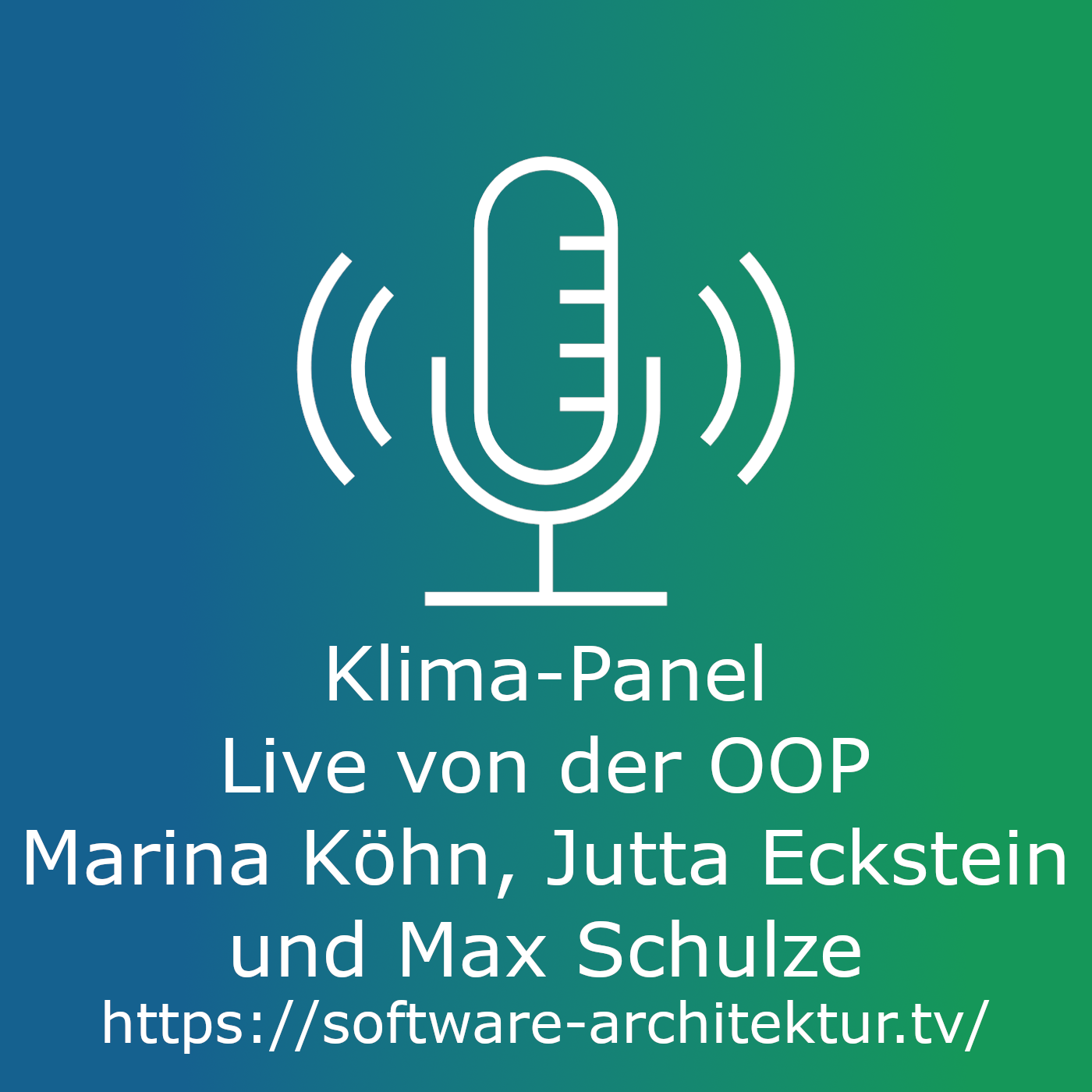 Klima-Panel mit Marina Köhn, Jutta Eckstein, Max Schulze -  live von der OOP episode artwork