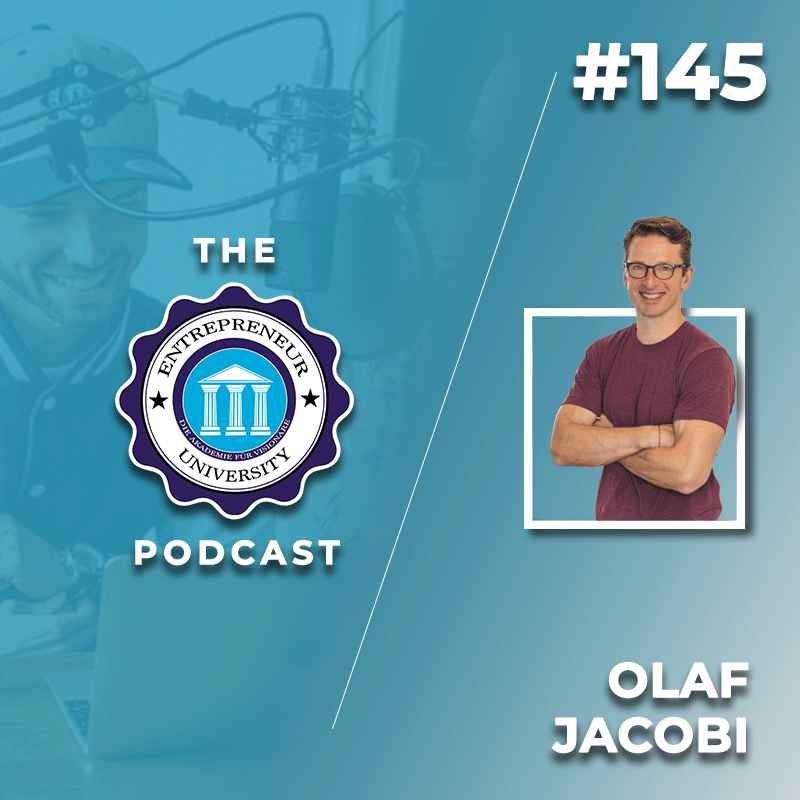 #145 - Olaf Jacobi - So bekommst du Geld für dein Start up! Seriengründer und VC Olaf Jacobi im Interview. episode artwork
