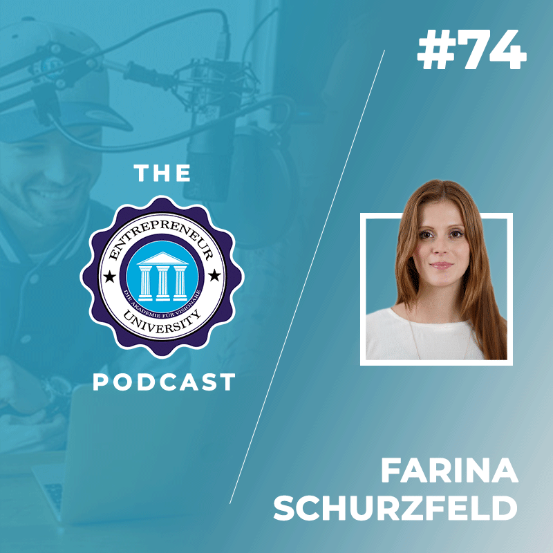 #74 - Farina Schurzfeld - Gründerin von Selfapy & Gewinnerin des Seven Ventures Award! episode artwork