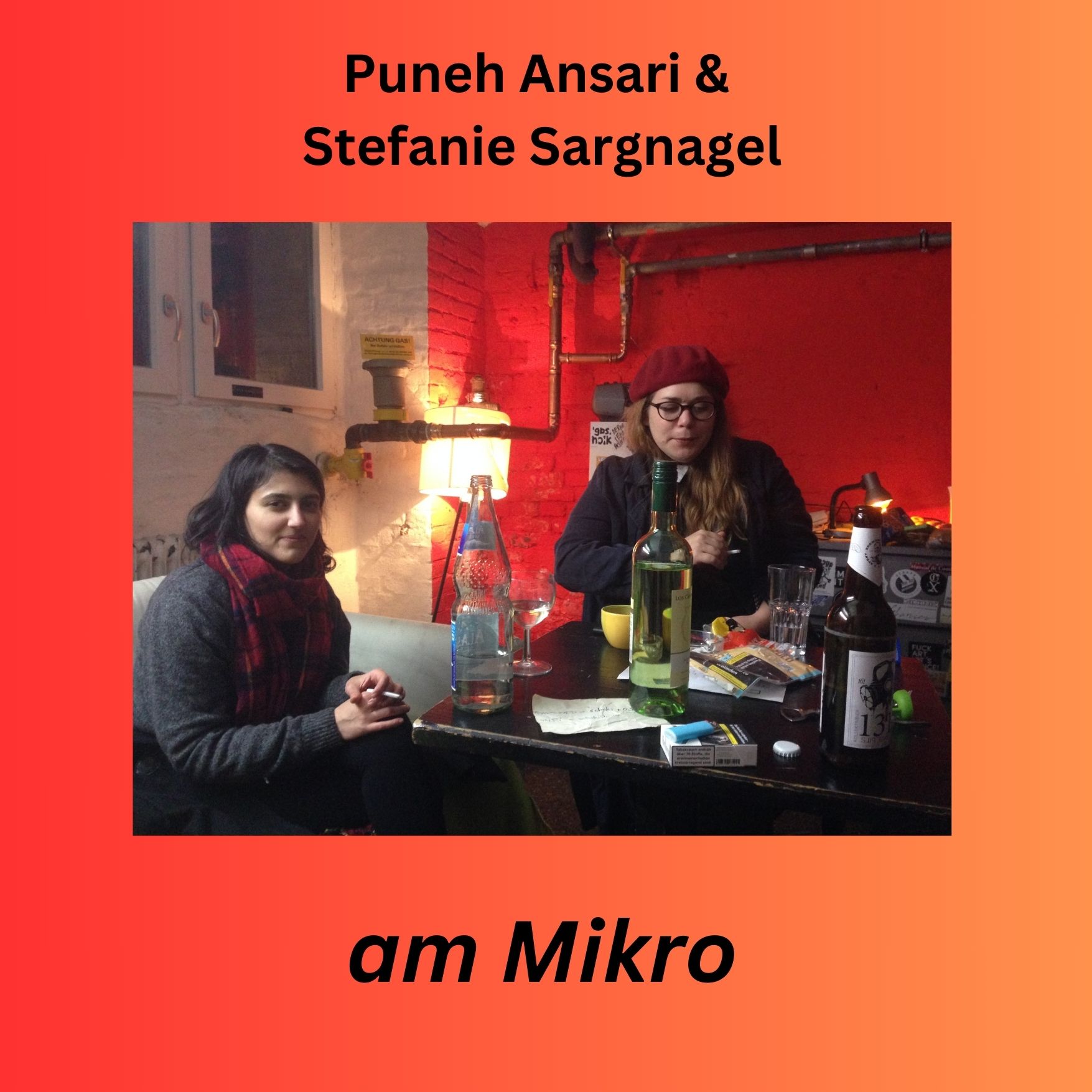 Mit Stefanie Sargnagel und Puneh Ansari backstage im Schokoladen Berlin episode artwork