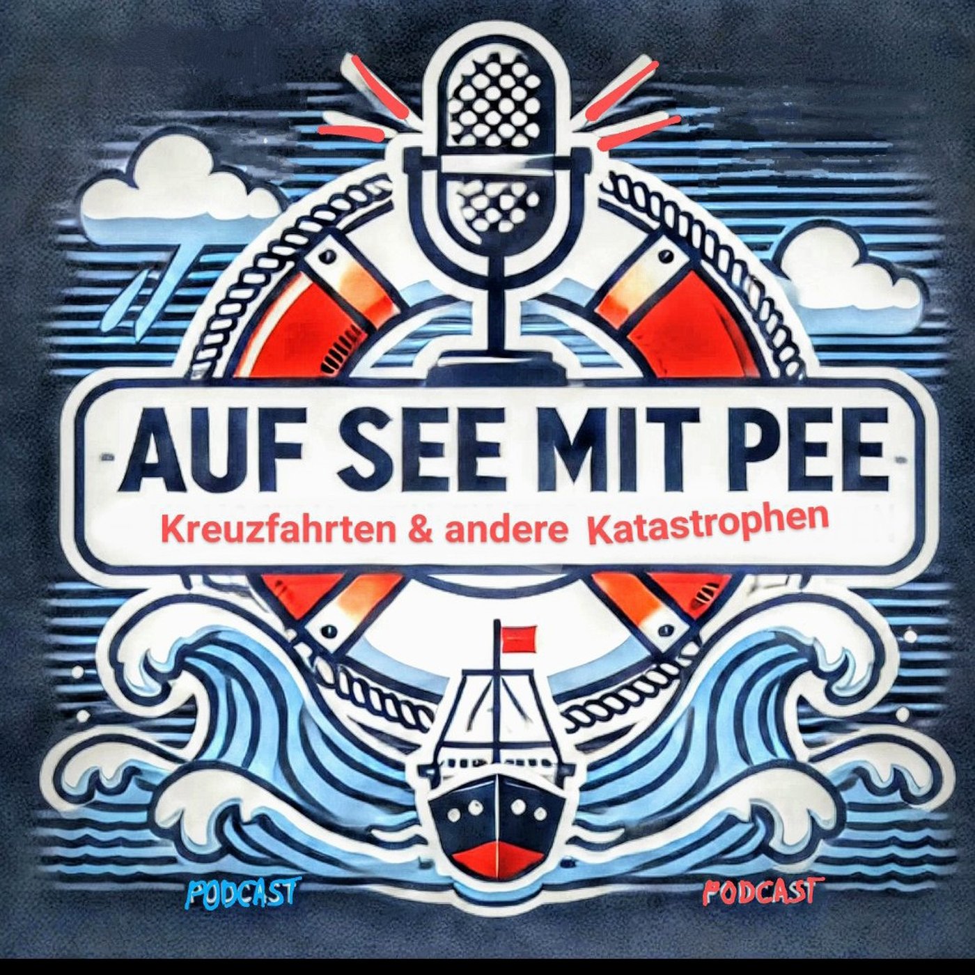 AUF_SEE_MIT_PEE - Kreuzfahrten & andere Katastrophen" podcast artwork