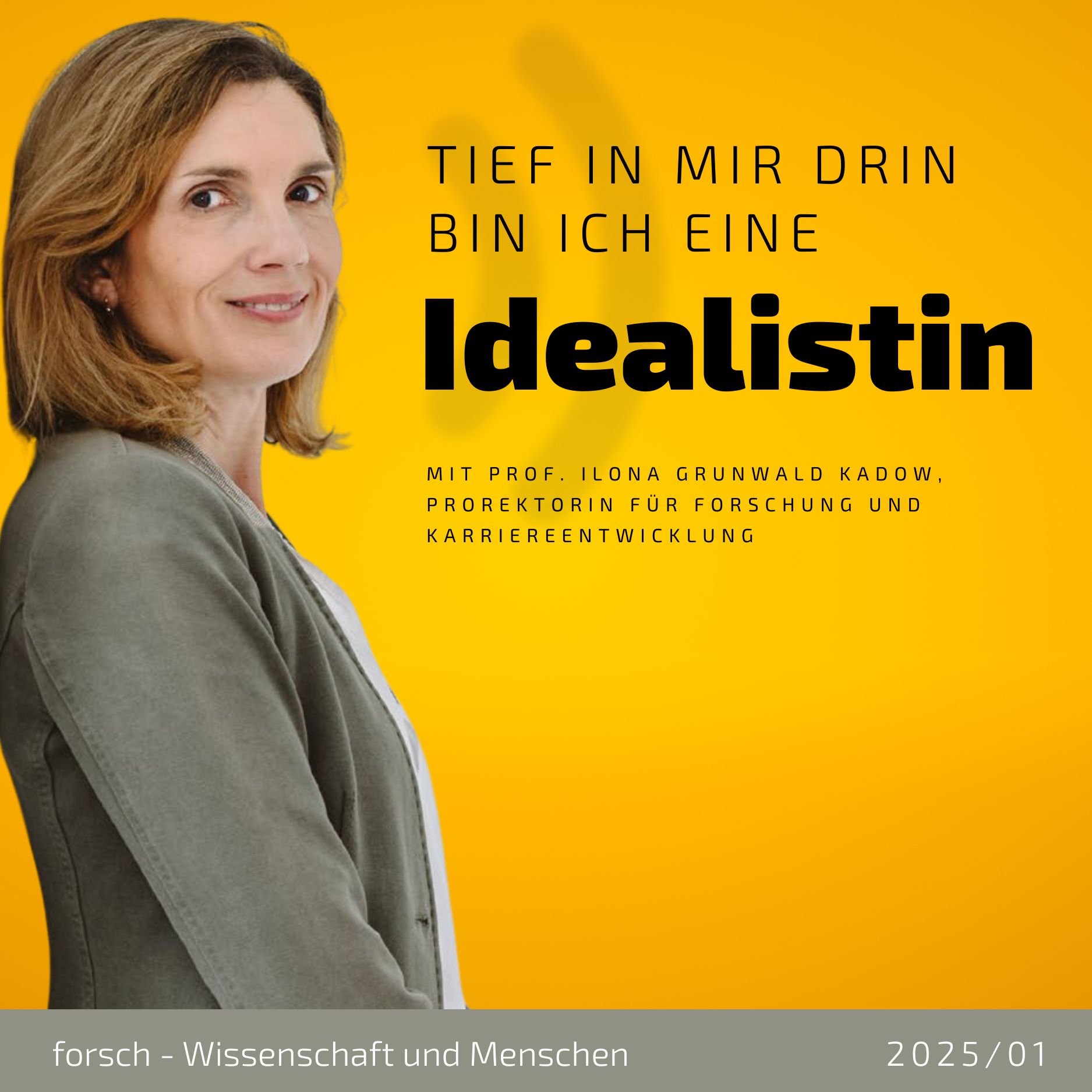 „Tief in mir drin bin ich eine Idealistin“ - Professorin Ilona Grunwald Kadow neue Prorektorin für Forschung und Karriereentwicklung. episode artwork