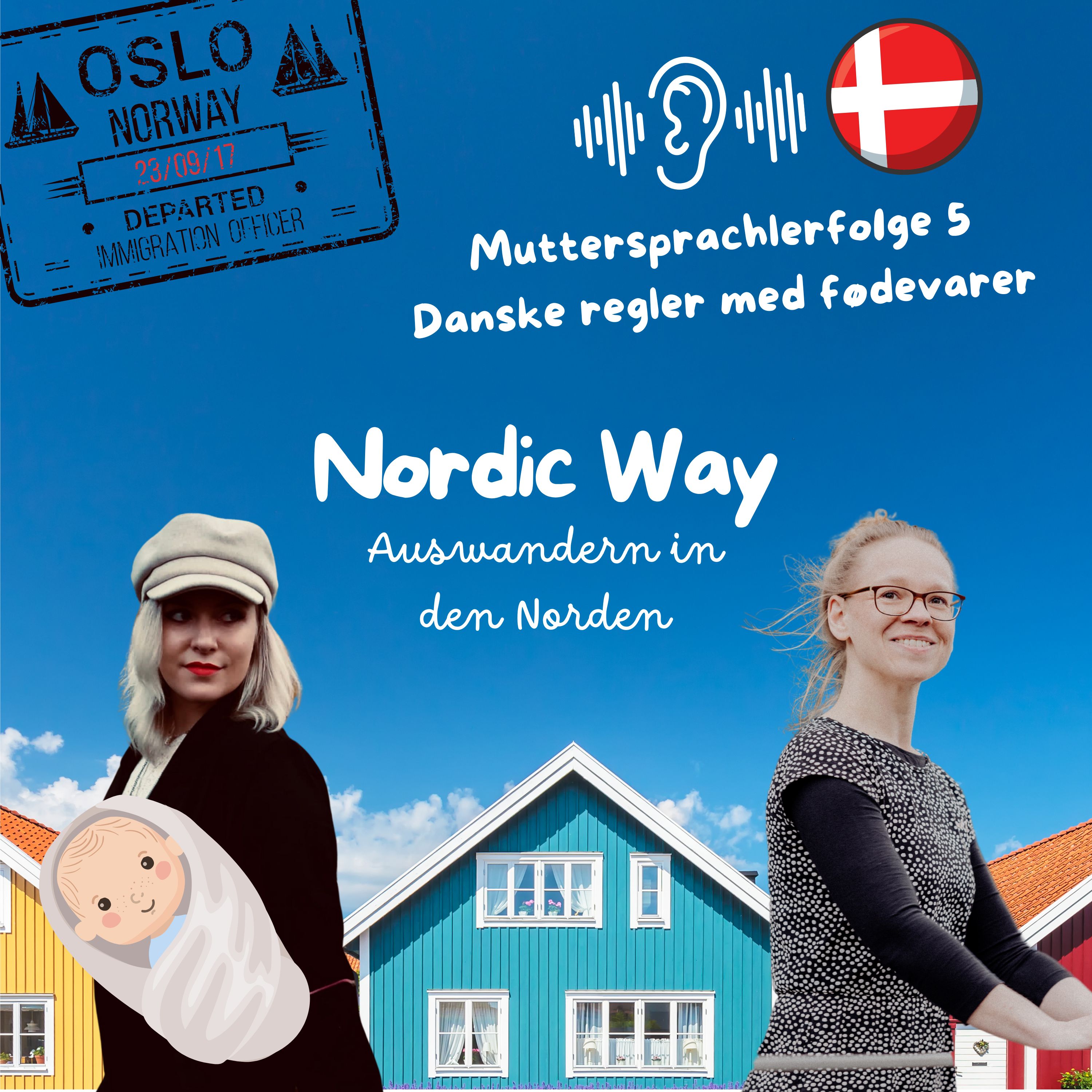 Folge 73 - Muttersprachlerfolge 5 - Danske regler med fødevarer episode artwork