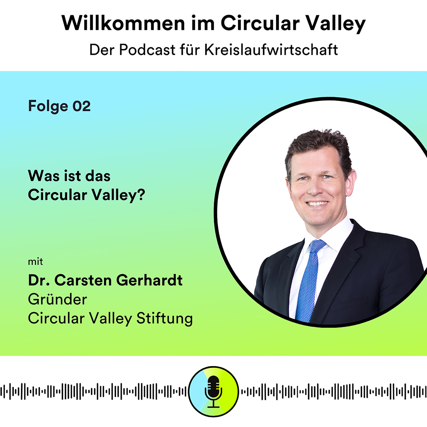 Folge 02: Was ist das Circular Valley? - Dr. Carsten Gerhardt über den Hotspot der Kreislaufwirtschaft episode artwork