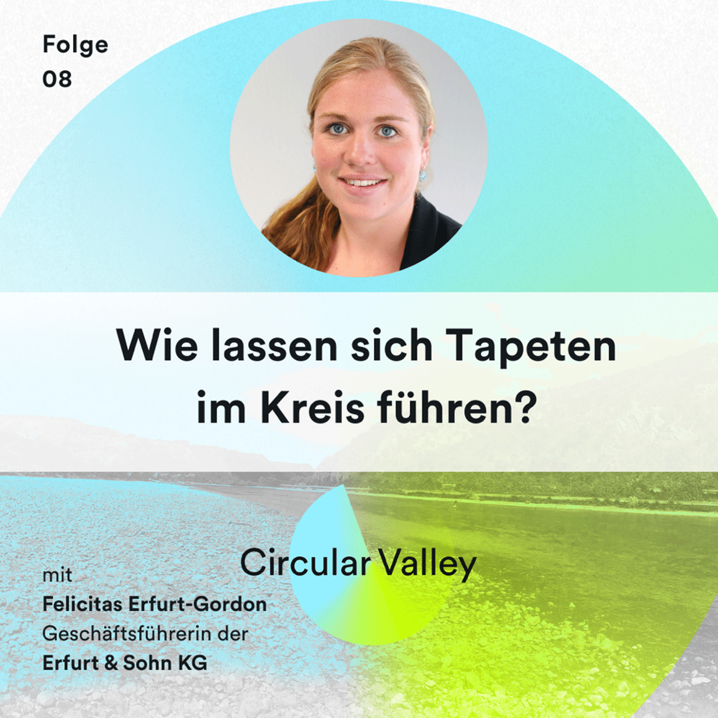 Wie lassen sich Tapeten im Kreis führen? – Felicitas Erfurt-Gordon über Nachhaltigkeitspreise, Cradle-to-Cradle und zirkuläre Produktinnovationen episode artwork