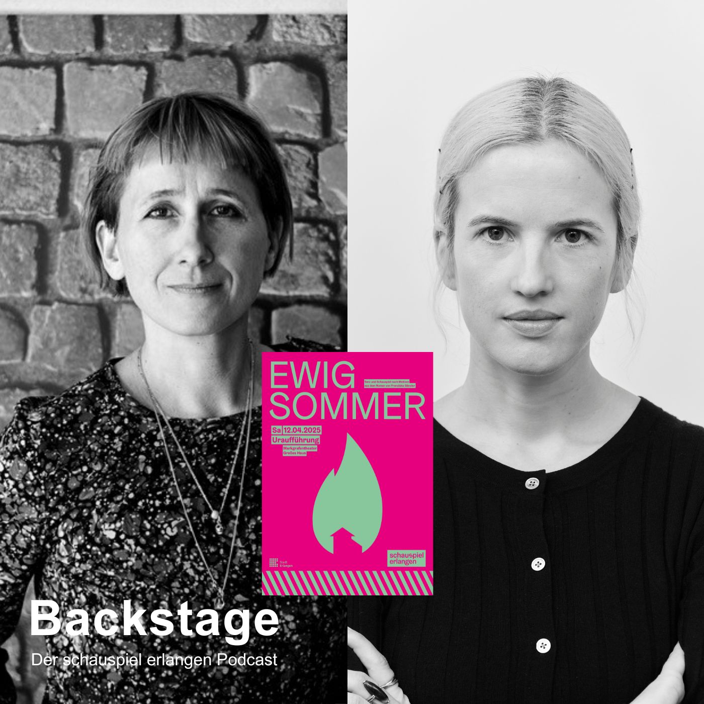 #6 BACKSTAGE mit Marie Caroline Rössle und Natalie Baudy - Ewig Sommer (UA) | schauspiel erlangen episode artwork