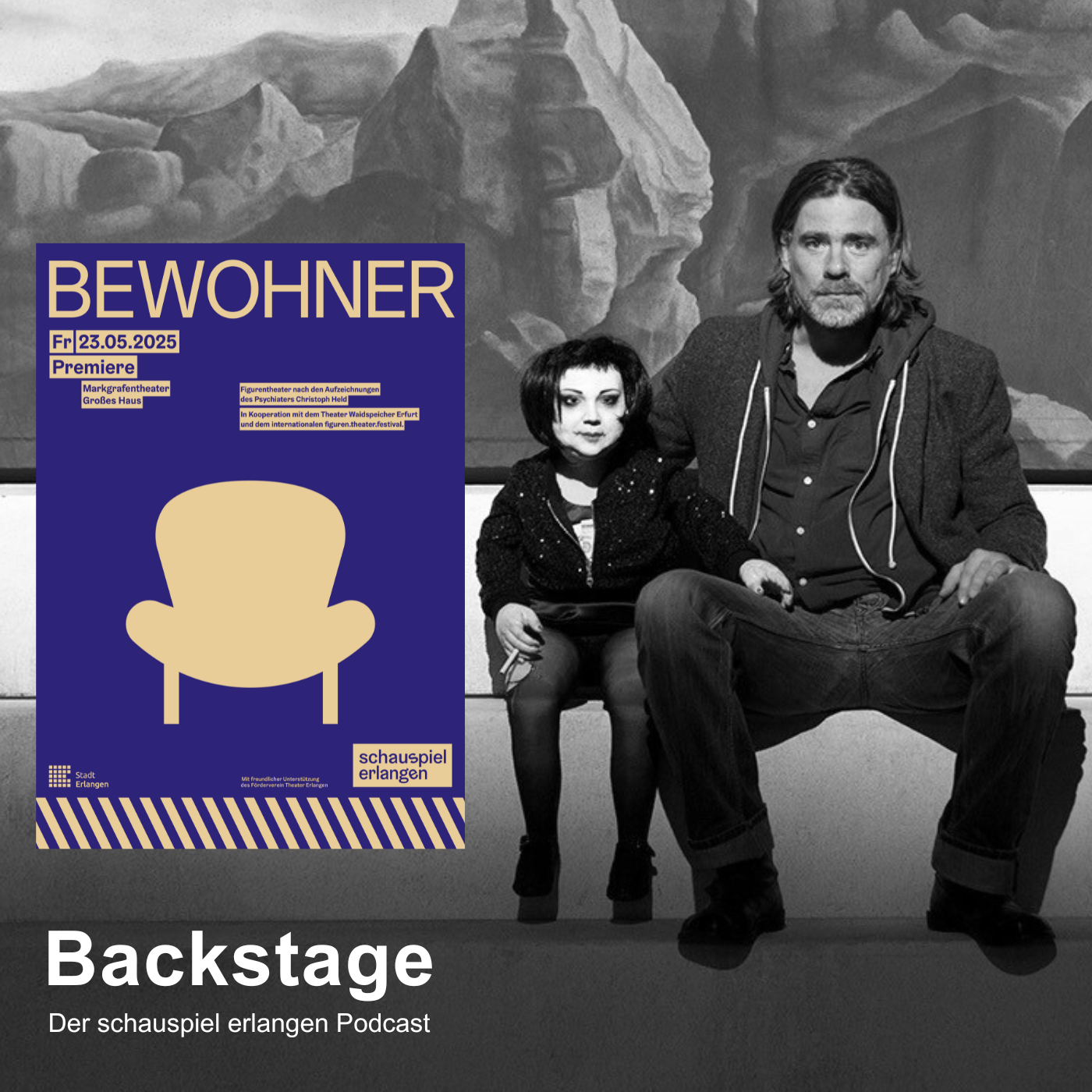 #7 BACKSTAGE mit Moritz Sostmann - Bewohner | schauspiel erlangen episode artwork