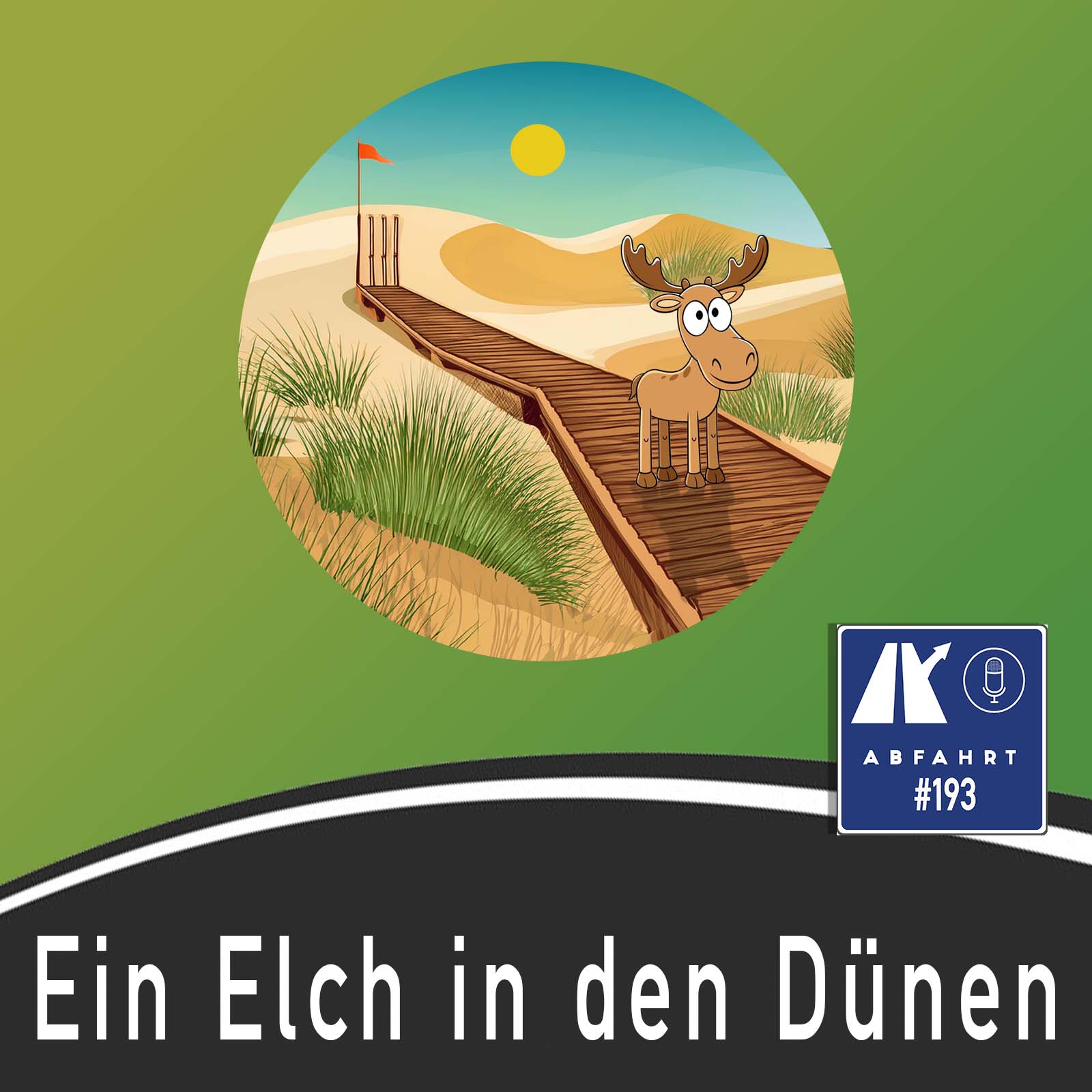#193 - Ein Elch in den Dünen