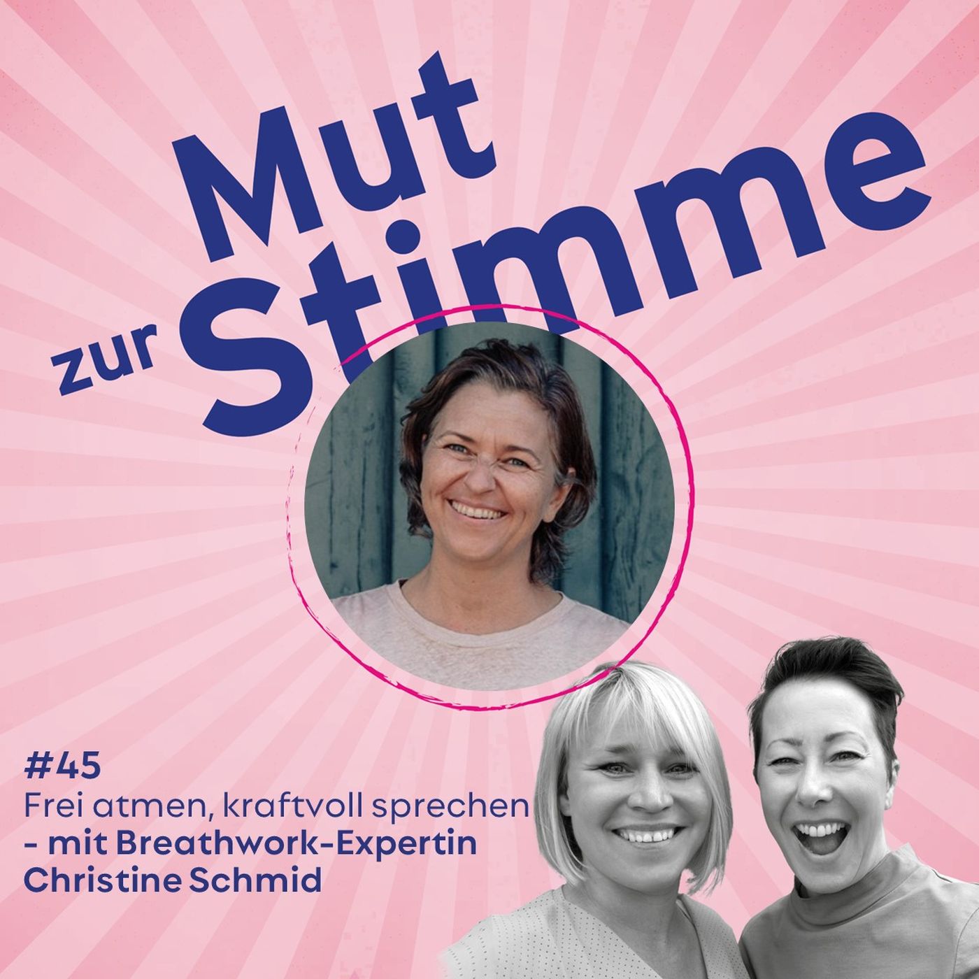 Frei atmen, kraftvoll sprechen - mit Breathwork-Expertin Christine Schmid