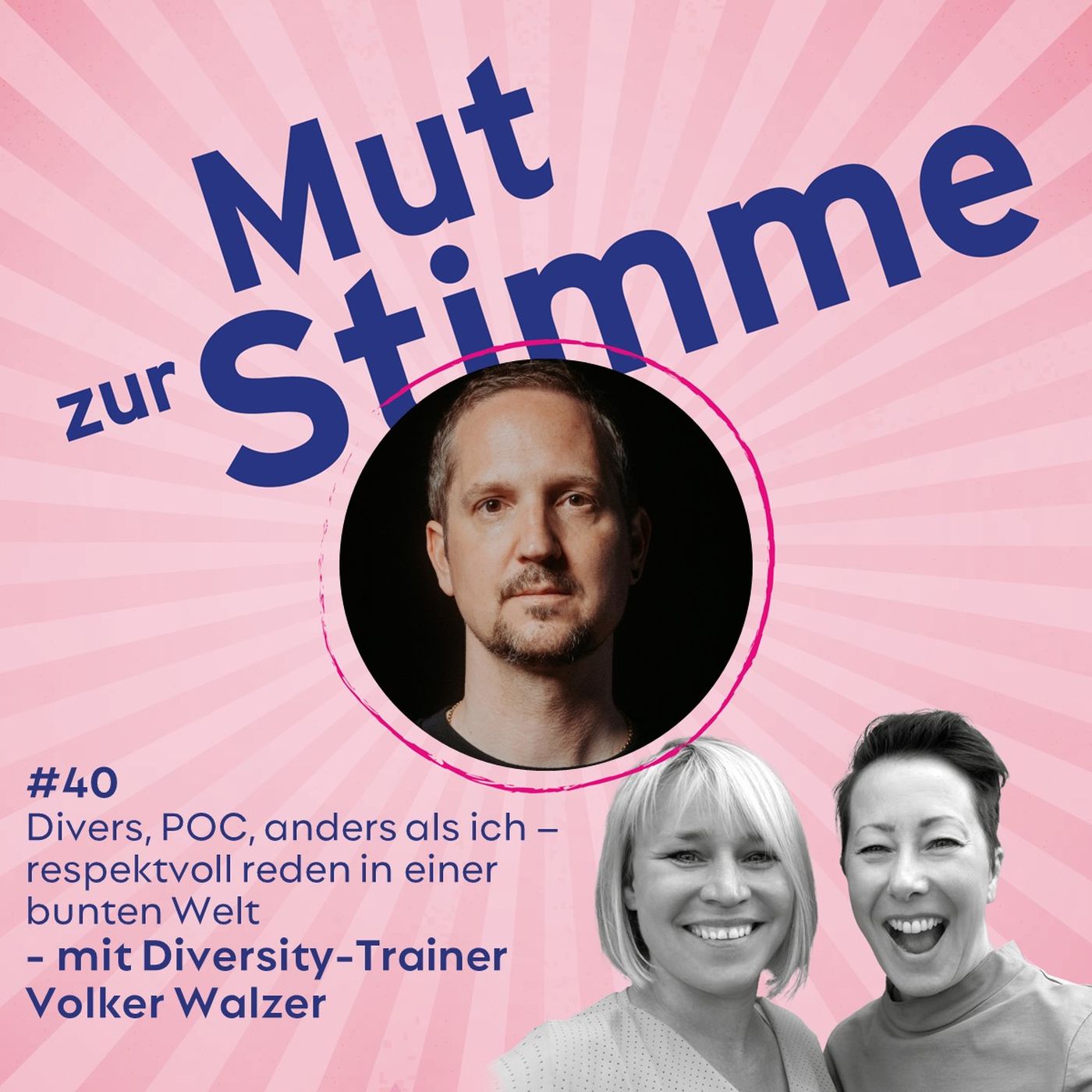 Divers, POC, anders als ich - respektvoll reden in einer bunten Welt - mit Diversity-Trainer Volker Walzer