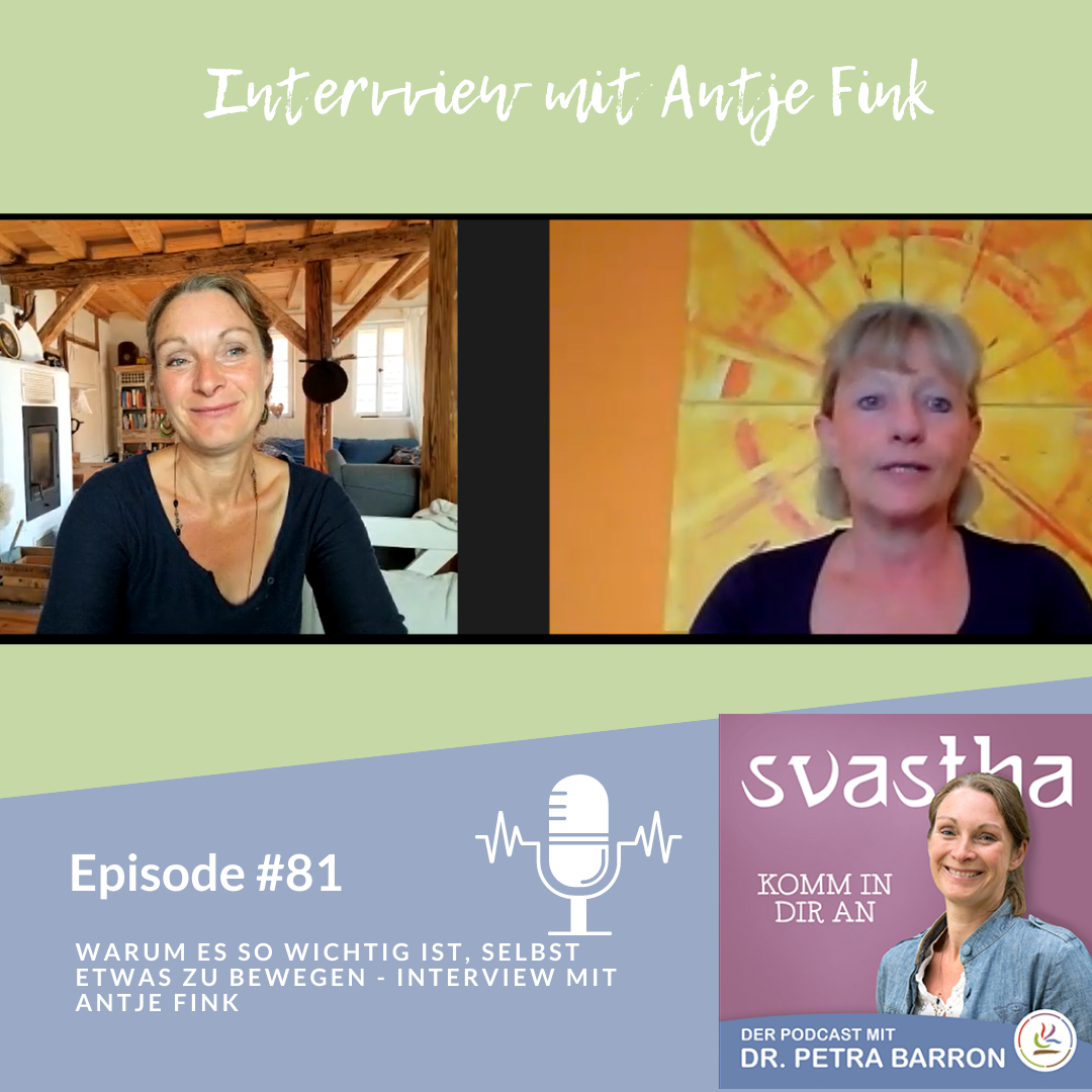 81 l Warum es so wichtig ist, selbst etwas zu bewegen -  Interview mit Antje Fink episode artwork