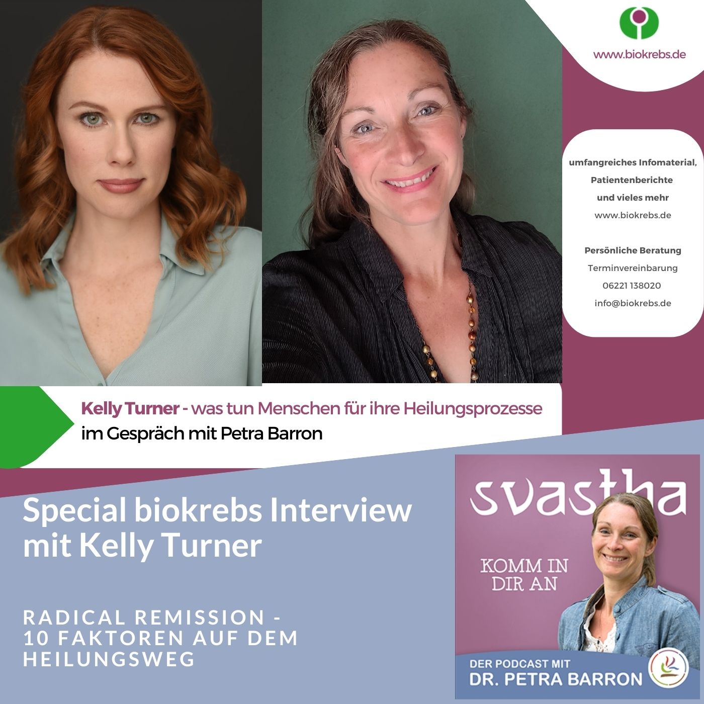 Special Biokrebs Interview mit Kelly Turner - episode artwork