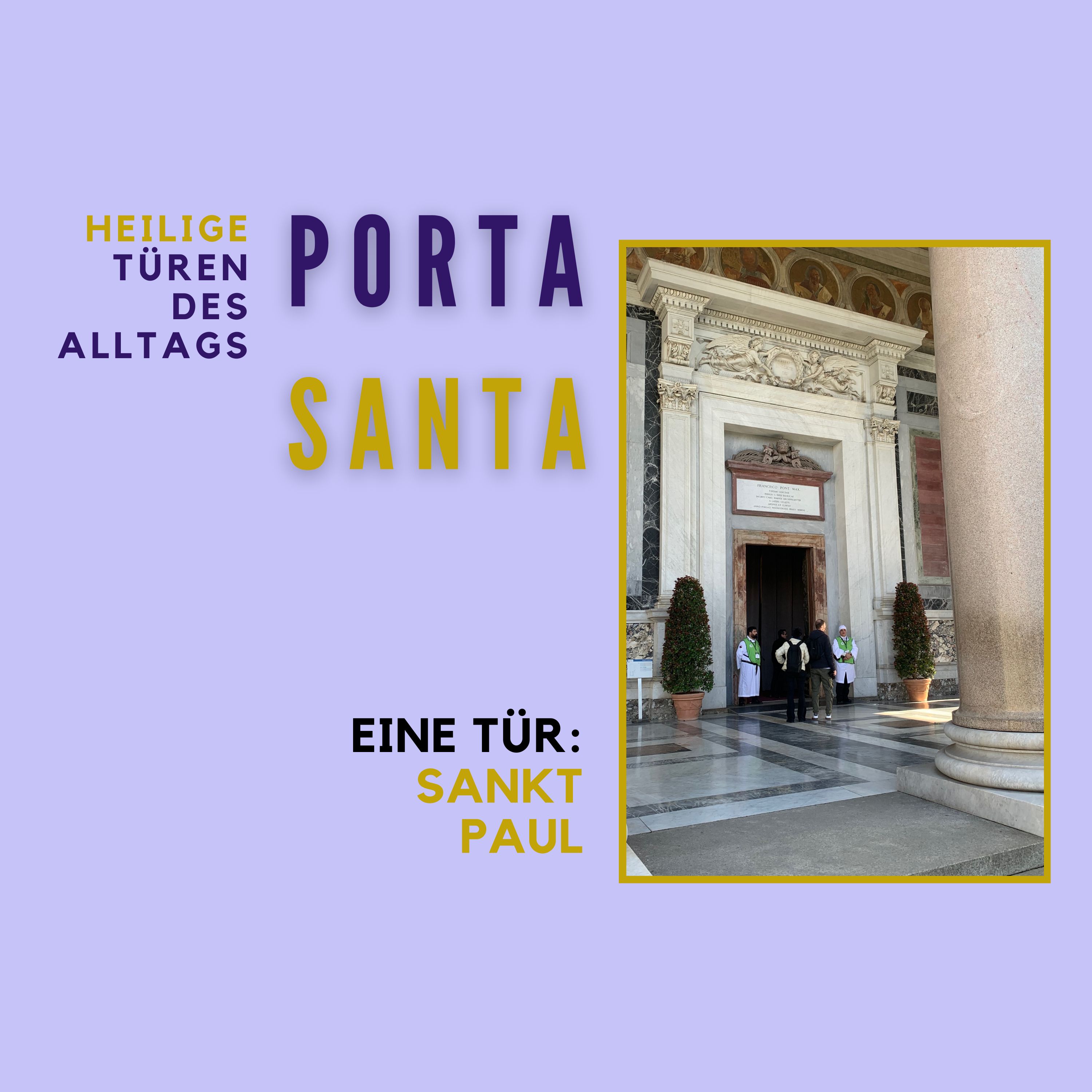 Eine heilige Tür: Die Porta Santa von Sankt Paul vor den Mauern