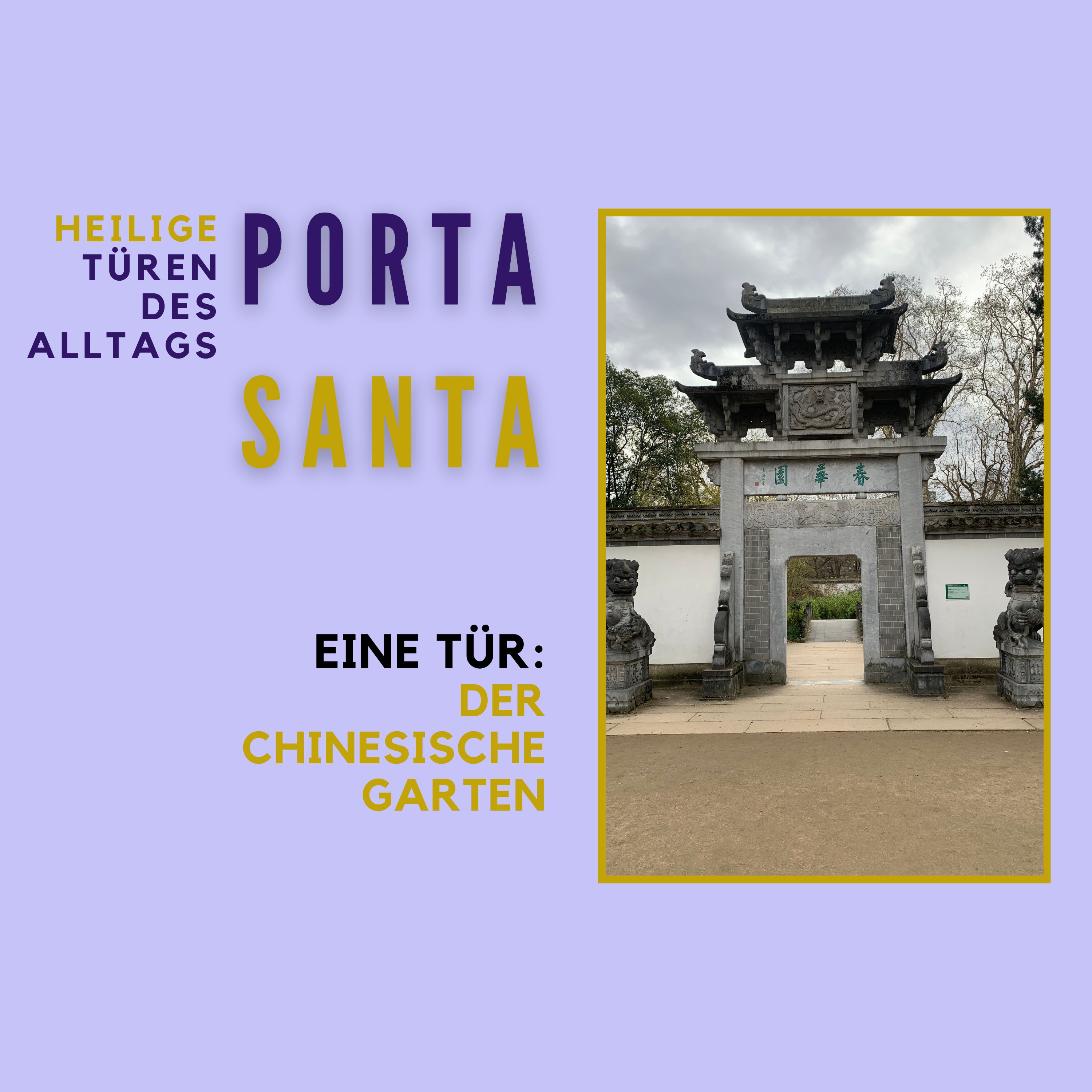 Eine heilige Tür: Das Tor zum chinesischen Garten episode artwork