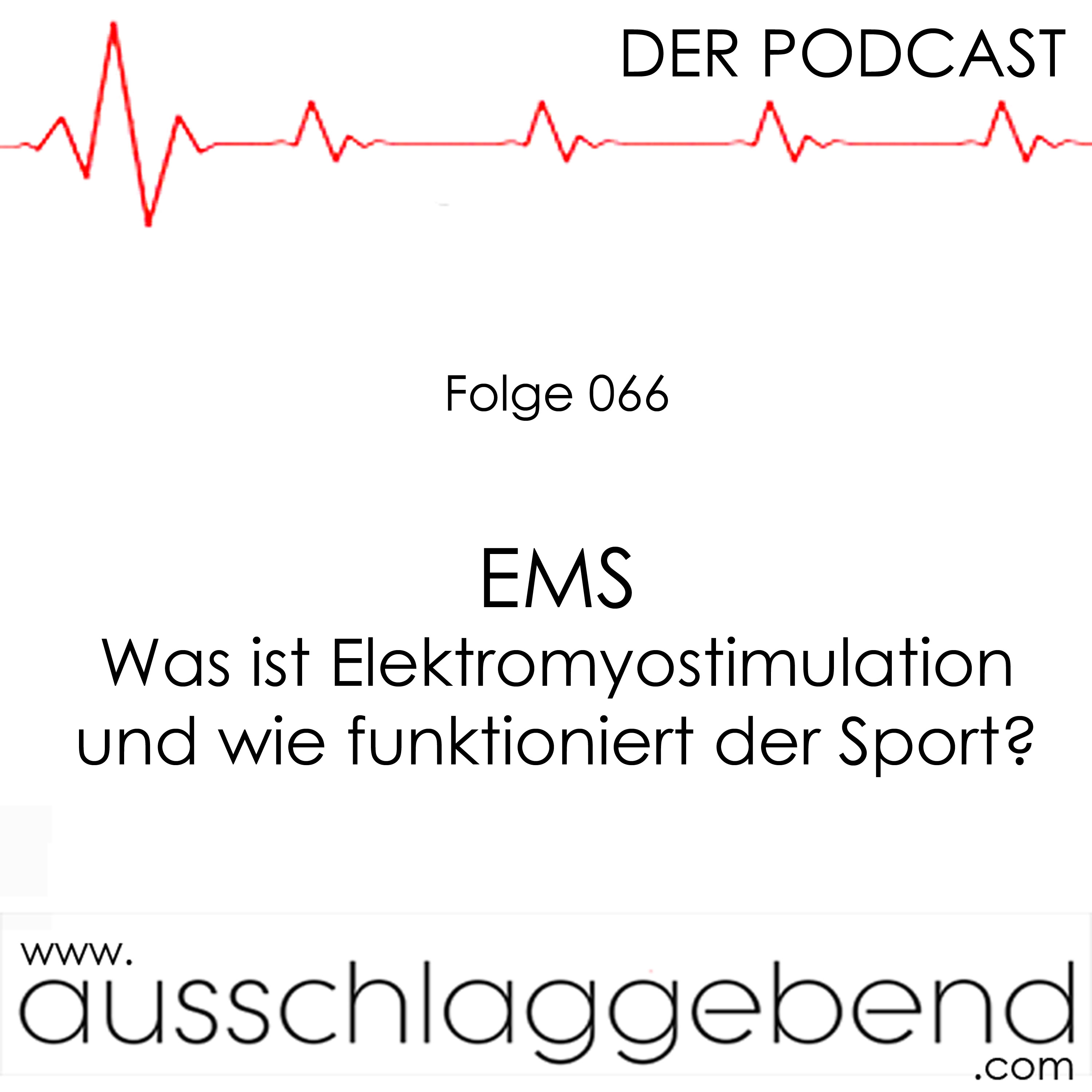 Folge 066 - EMS - Was ist Elektromyostimulation und wie funktioniert der Sport? episode artwork