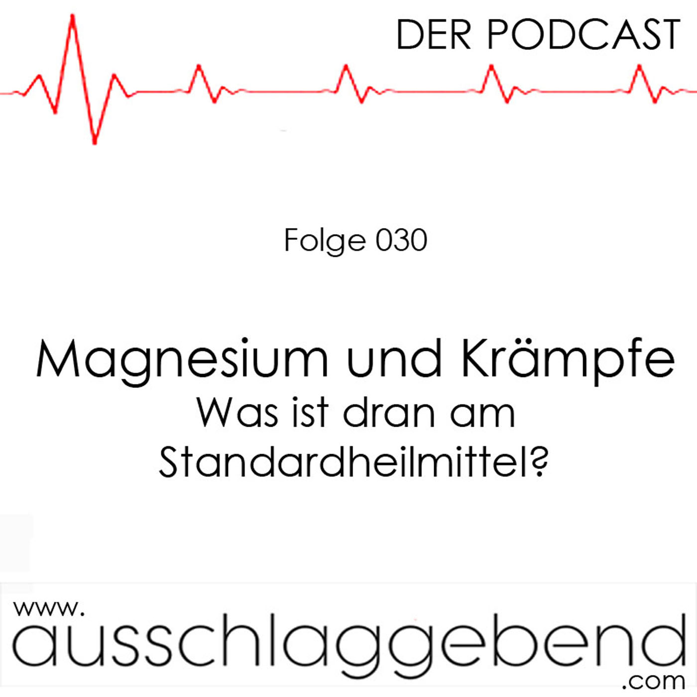 Folge 030 - Magnesium und Krämpfe - Was ist dran am Standardheilmittel? episode artwork