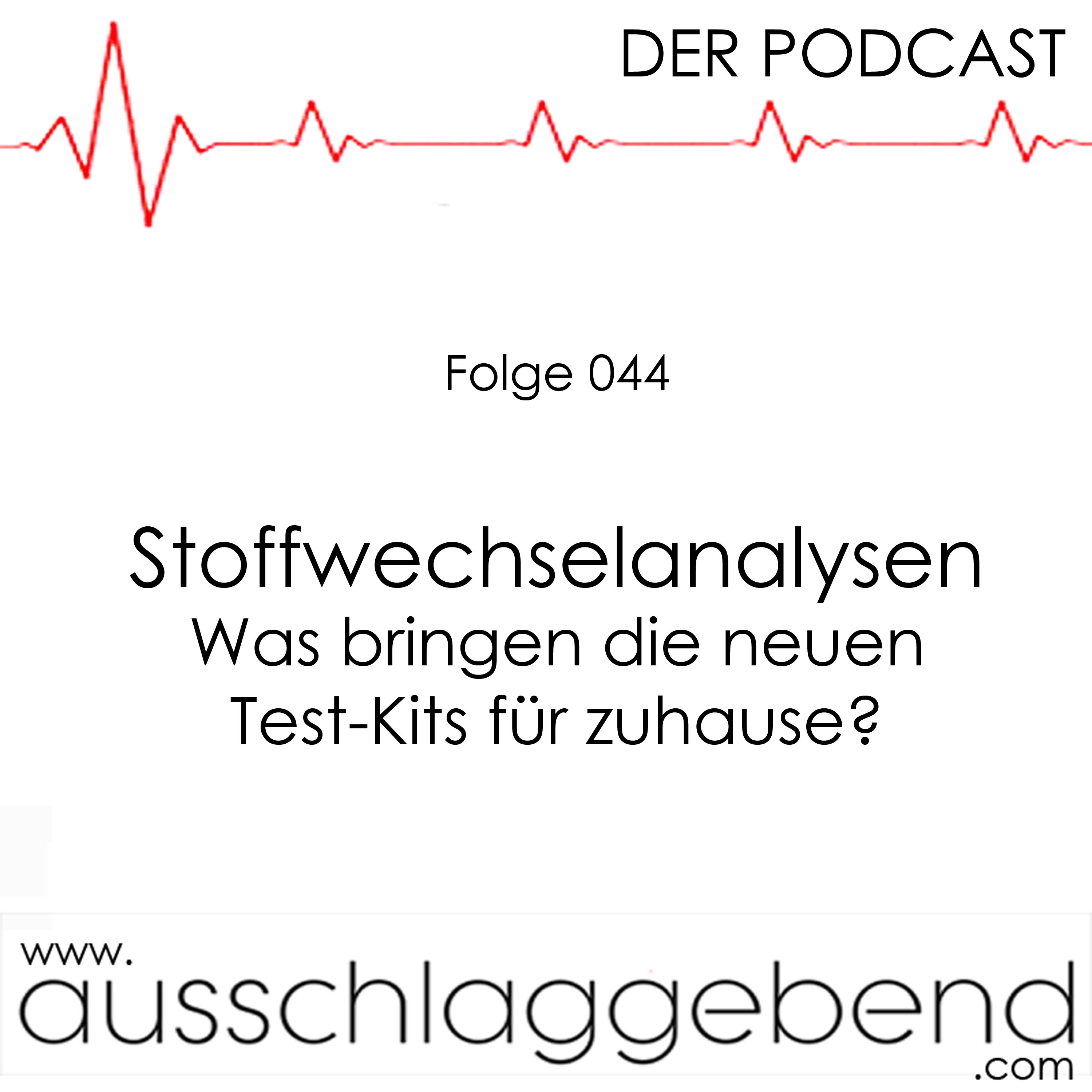 Folge 044 - Stoffwechselanalysen – Was bringen die neuen Test-Kits für zuhause? episode artwork