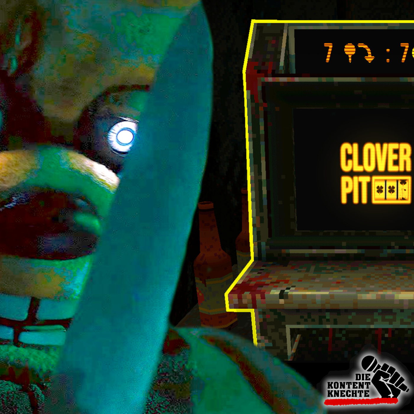 Five Nights at Freddy's , The Dilinger Escape Plan und Clover Pit episode artwork