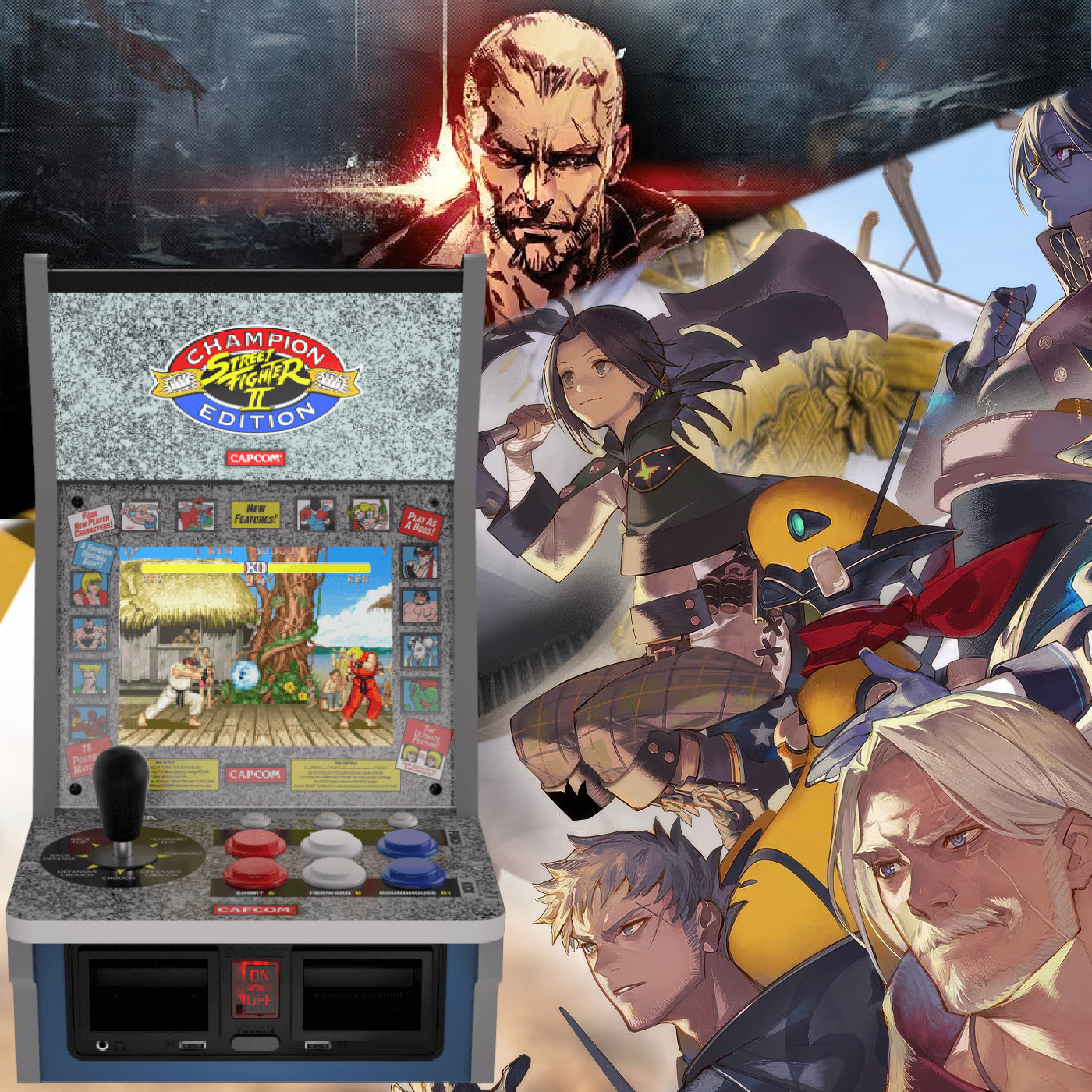 Evercade Alpha, Fantasian und Left Alive with a bad Game episode artwork