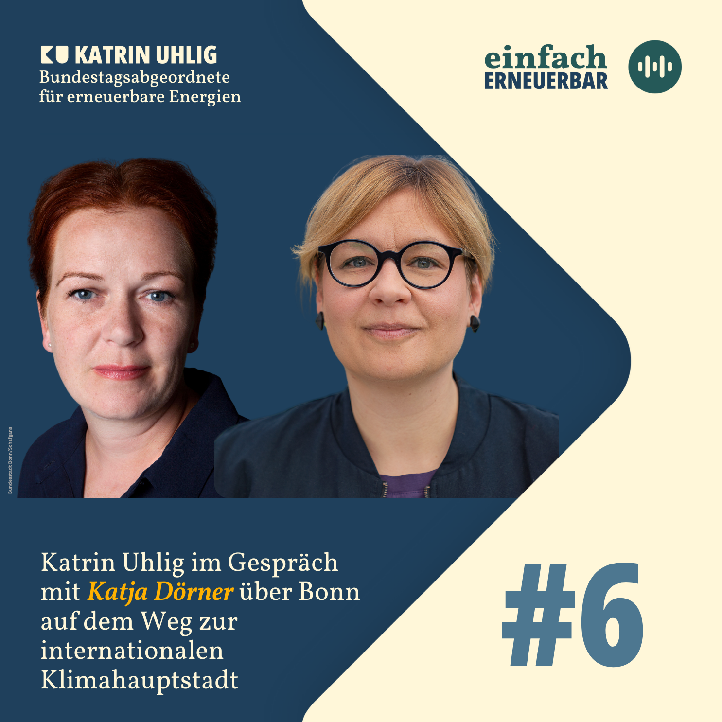 Folge 6: Das Klima in Bonn - auf dem Weg zur internationalen Klimahauptstadt - mit Katja Dörner, der Bonner Oberbürgermeisterin episode artwork