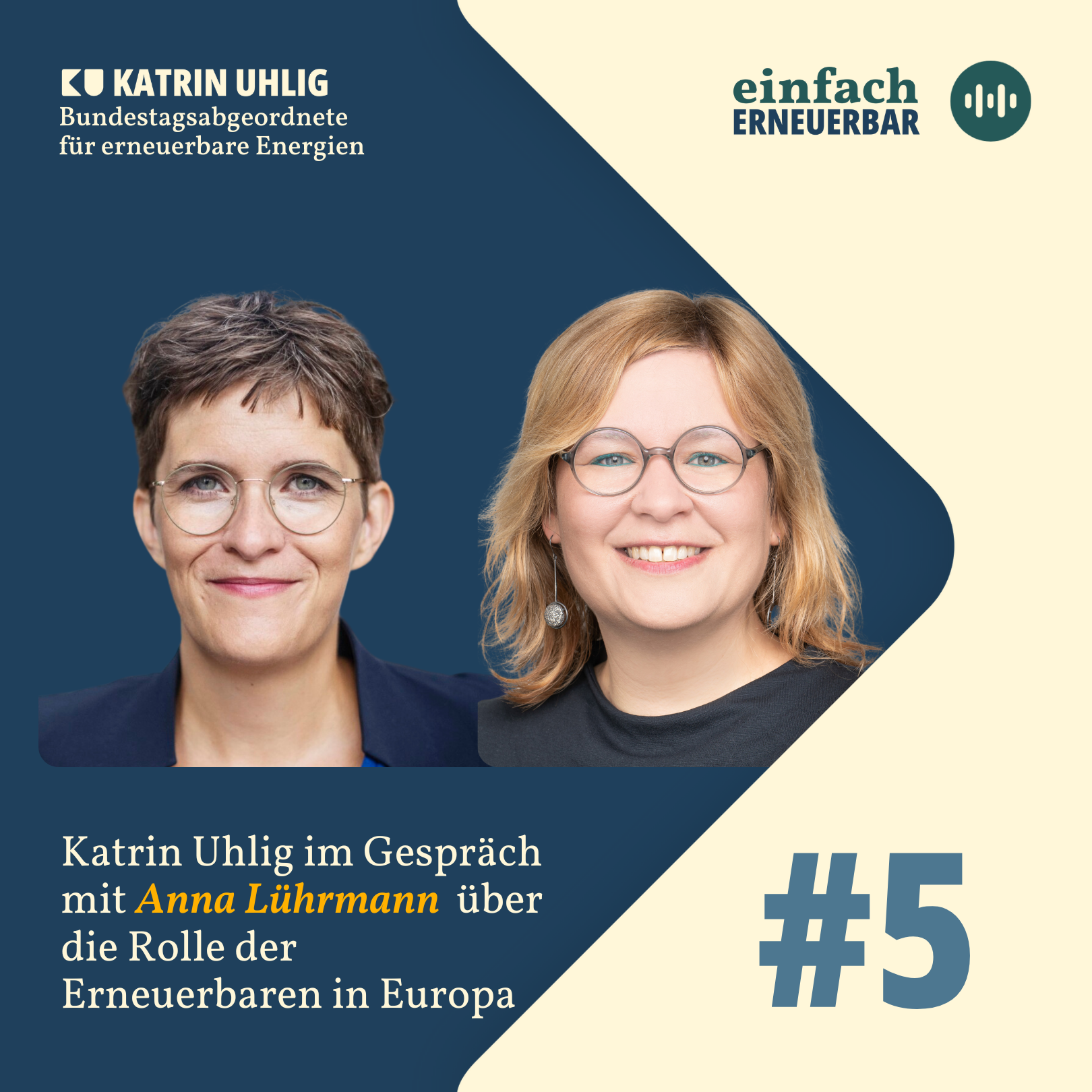 Folge 5: Europa und das Klima - Oder welche Rolle spielen die Erneuerbaren in Europa? - mit Anna Lührmann, Staatsministerin für Europa und Klima im Auswärtigen Amt episode artwork