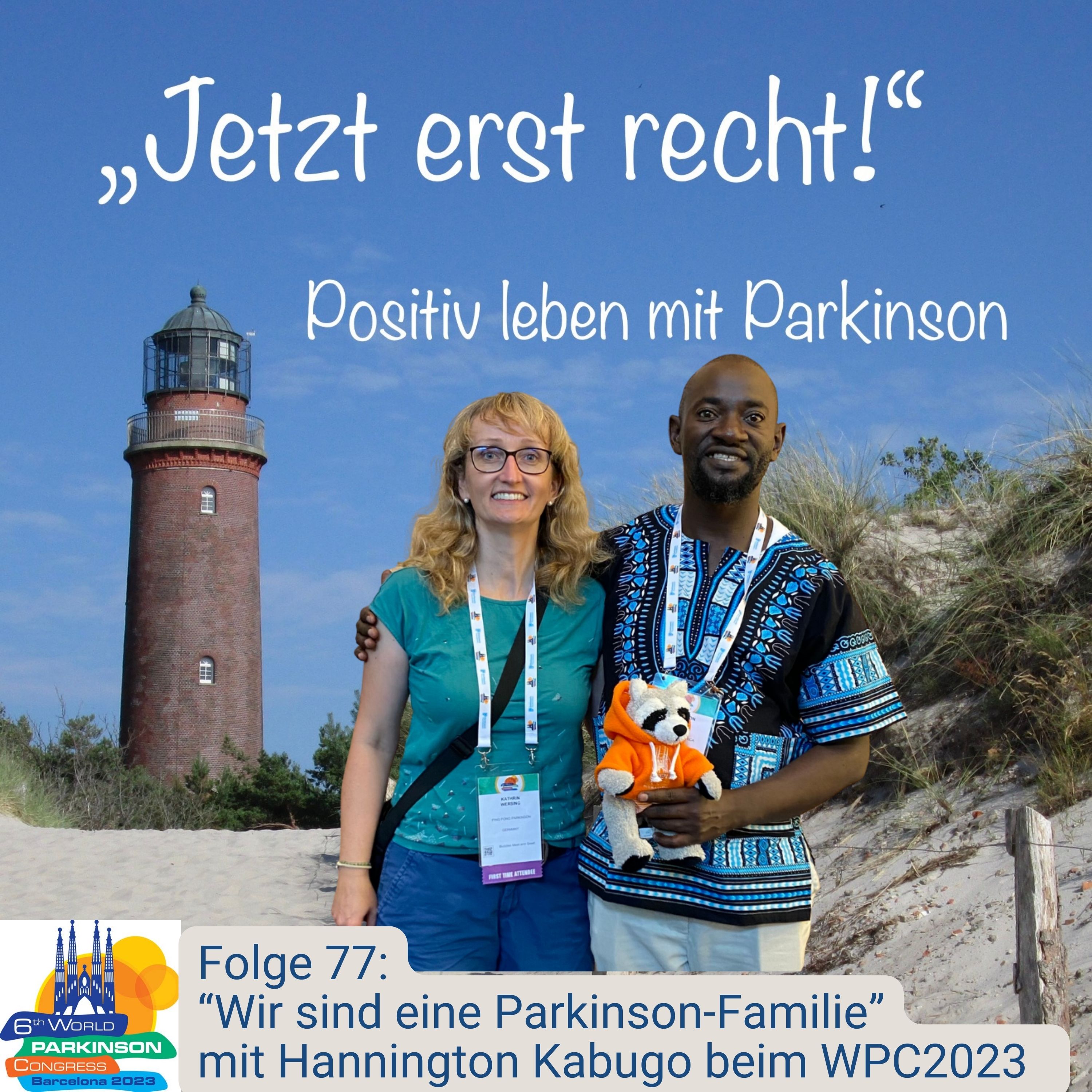 Folge 77 - Wir sind eine Parkinson-Familie mit Hannington Kabugo beim WPC2023 (DEUTSCH) episode artwork