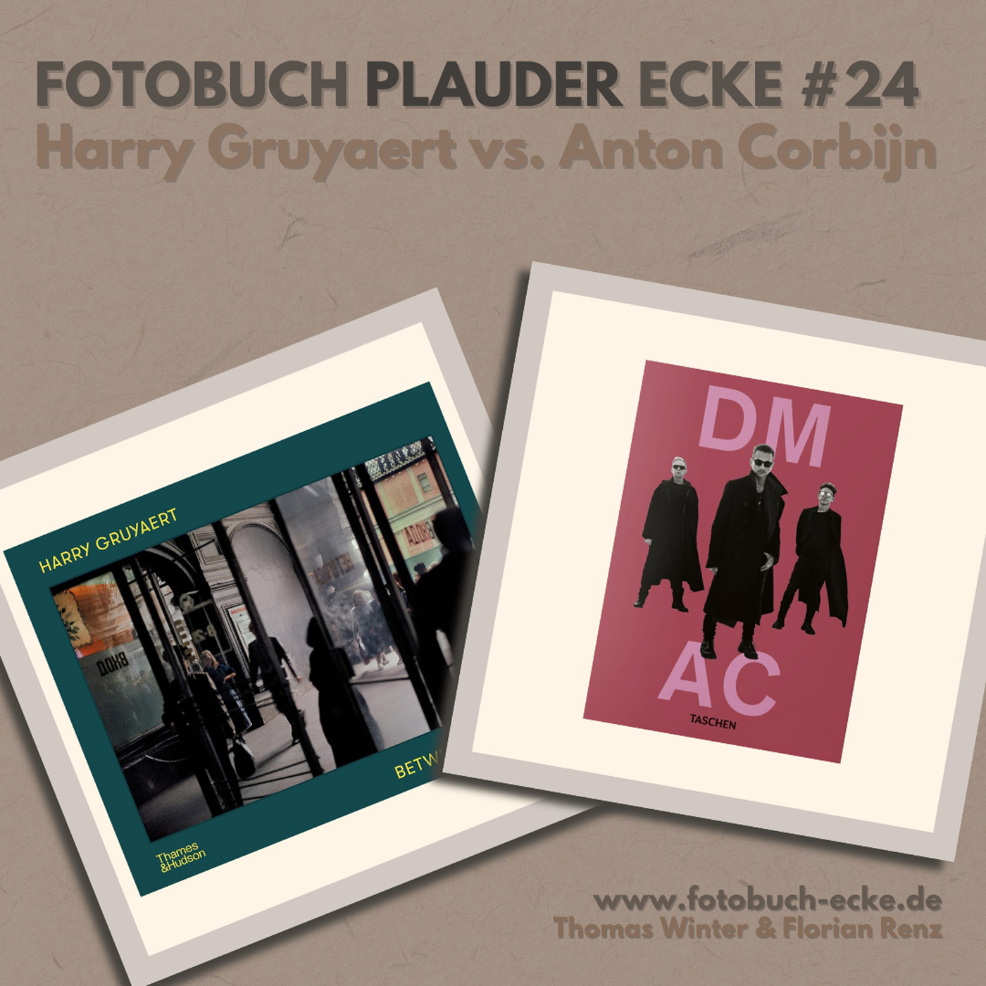 Fotobuch-Plauder-Ecke – Harry Gruyaert – Anton Corbijn – „BeNeLux“ episode artwork