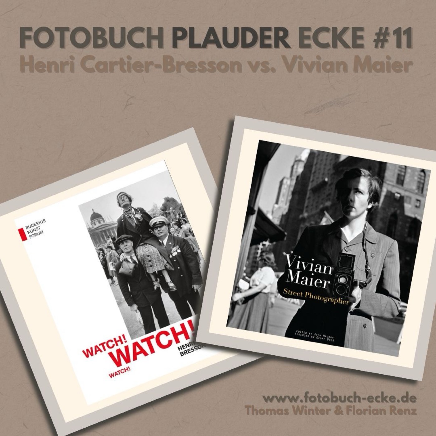 Fotobuch-Plauder-Ecke - Henry Cartier-Bresson - Vivian Maier episode artwork