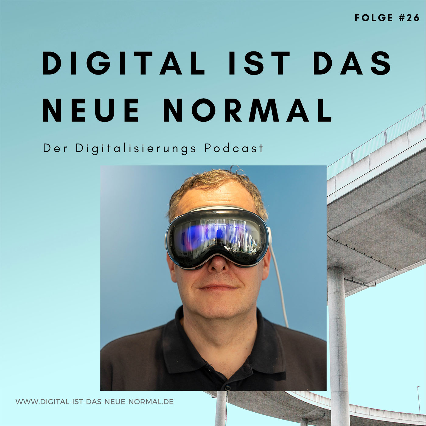 Folge 26: Augmented Reality Gamechanger mit der Apple Vision Pro mit Mark Zimmermann von EnBW episode artwork