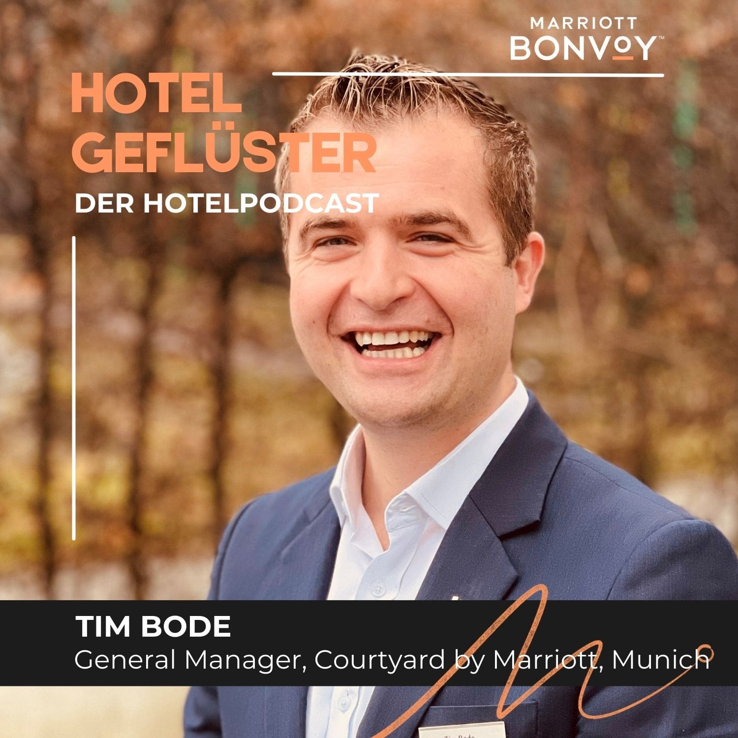 Hotelgeflüster X Tim Bode, General Manager, Courtyard by Marriott Munich City Center episode artwork