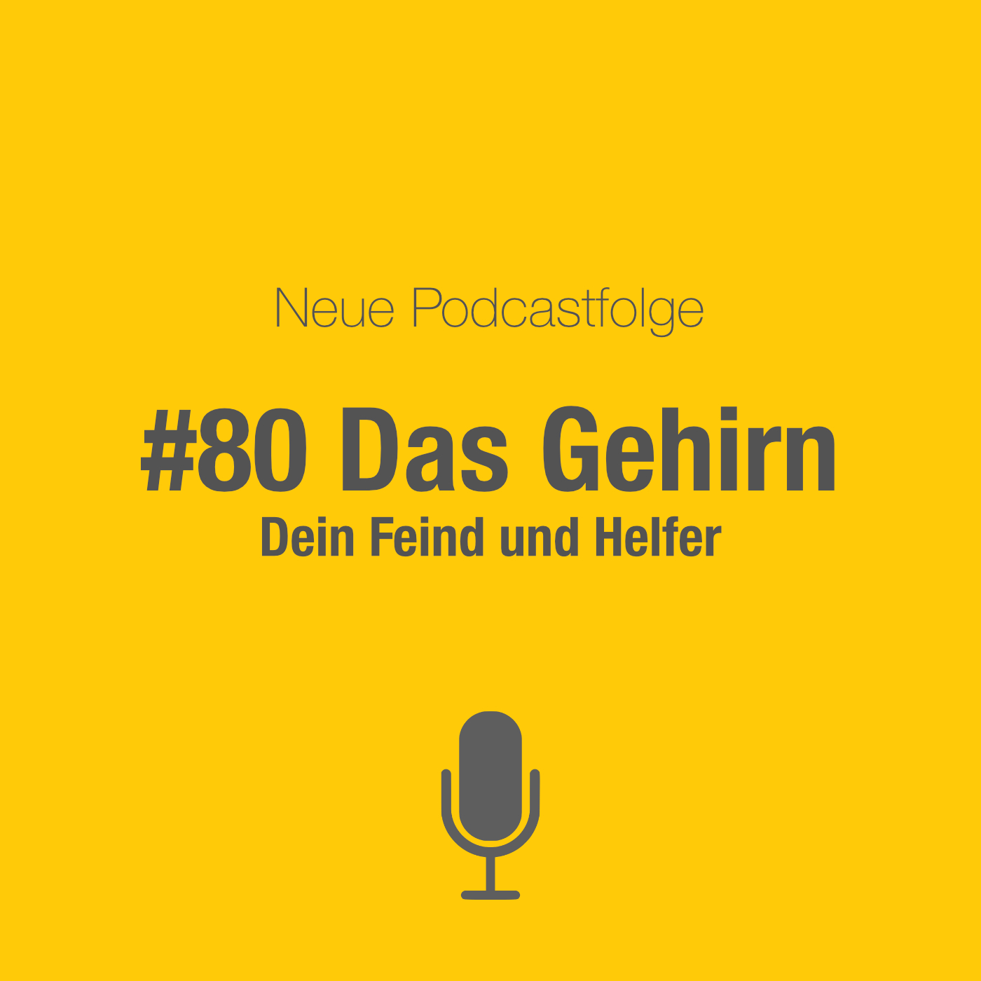 #80 Das Gehirn - Dein Feind und Helfer episode artwork