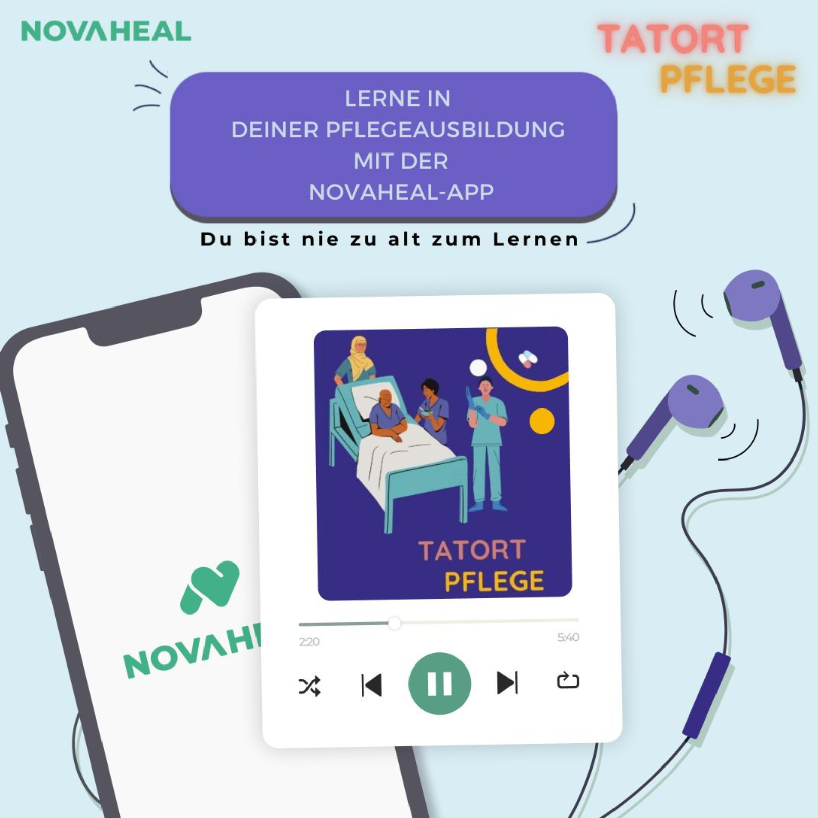 Lernen in der Pflegeausbildung per Lern-App Novaheal episode artwork