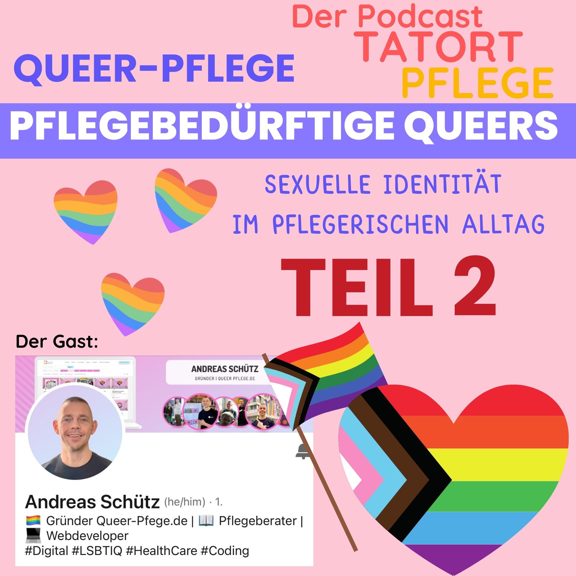 Queere Pflege im Fokus - Teil 2 – Zwei Fallbeispiele episode artwork