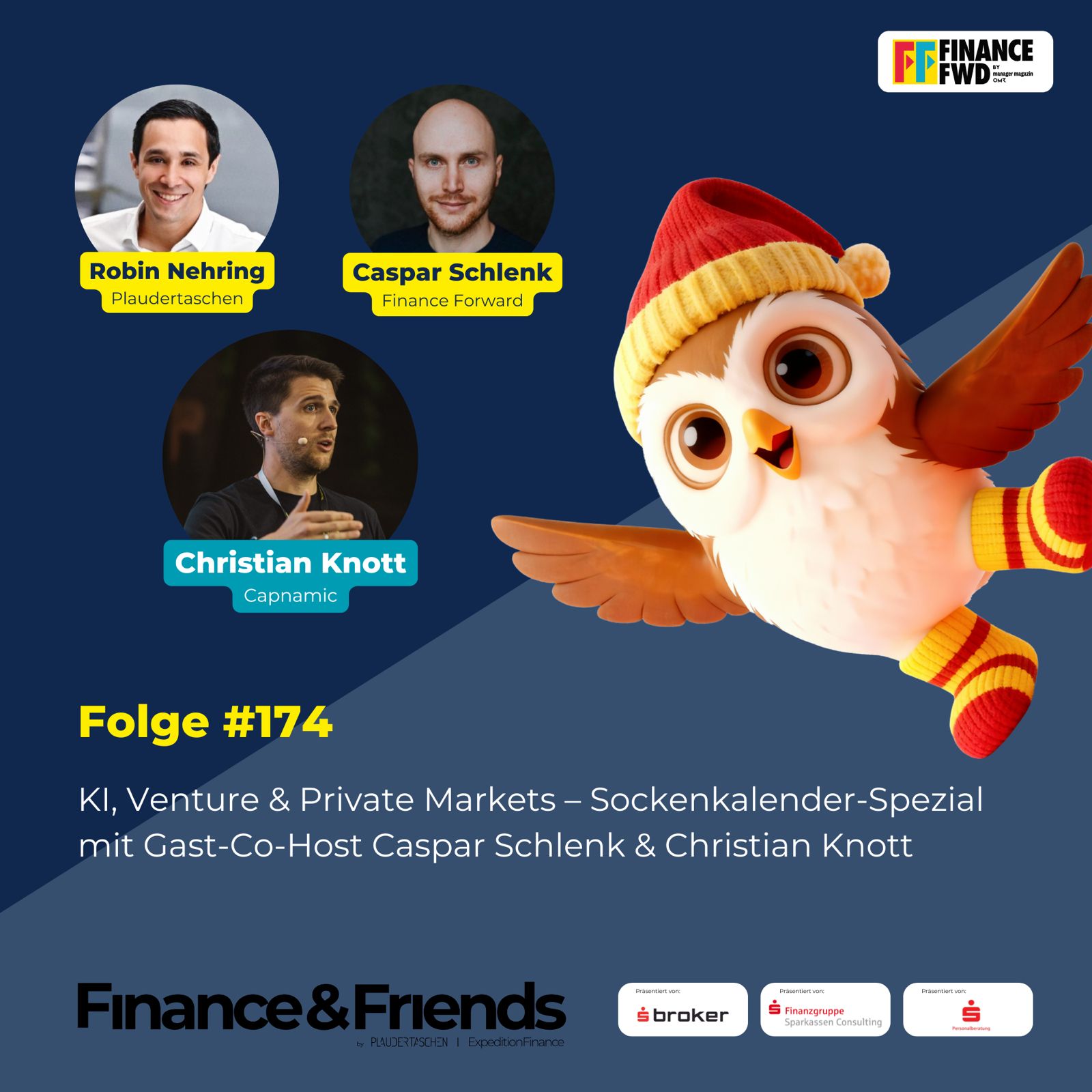 #174 - KI, Venture & Private Markets – Sockenkalender-Spezial mit Gast-Co-Host Caspar Schlenk & Christian Knott episode artwork