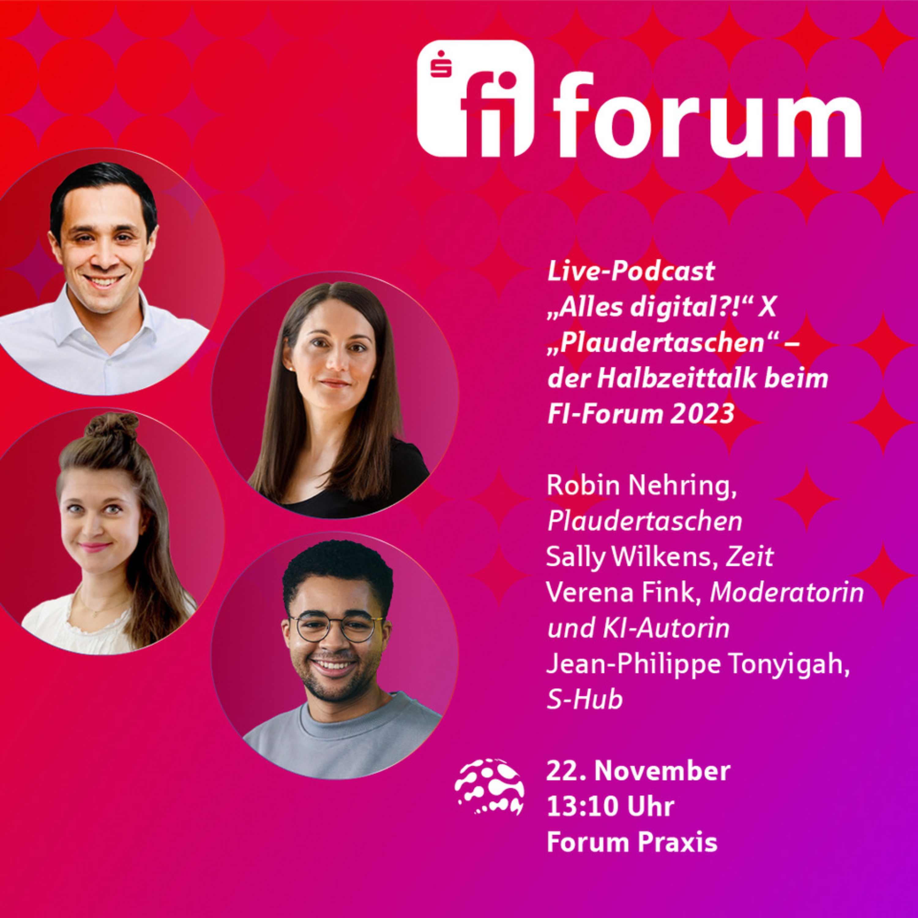 #120 - Live-Podcast // "Alles digital?!" x "Plaudertaschen" - der Halbzeittalk auf dem FI-Forum episode artwork