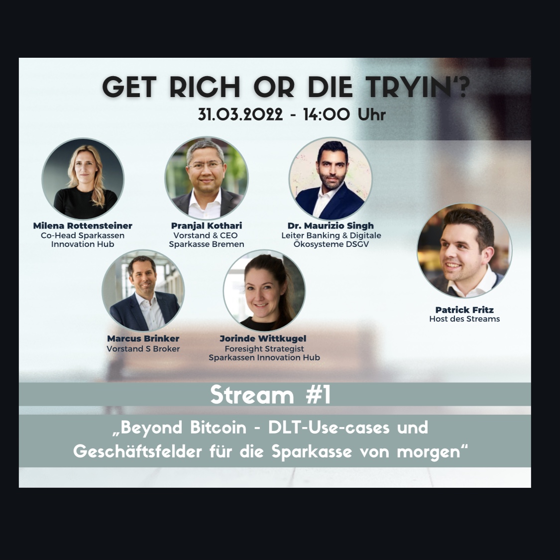 #65 - Beyond Bitcoin? - Stream #1 von „Get rich or die tryin‘?“ episode artwork