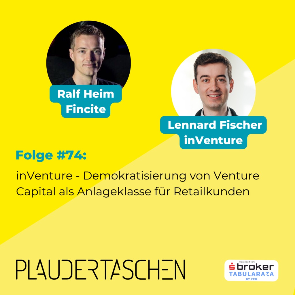 #74 - inVenture - Demokratisierung von Venture Capital als Anlageklasse für Retailkunden episode artwork