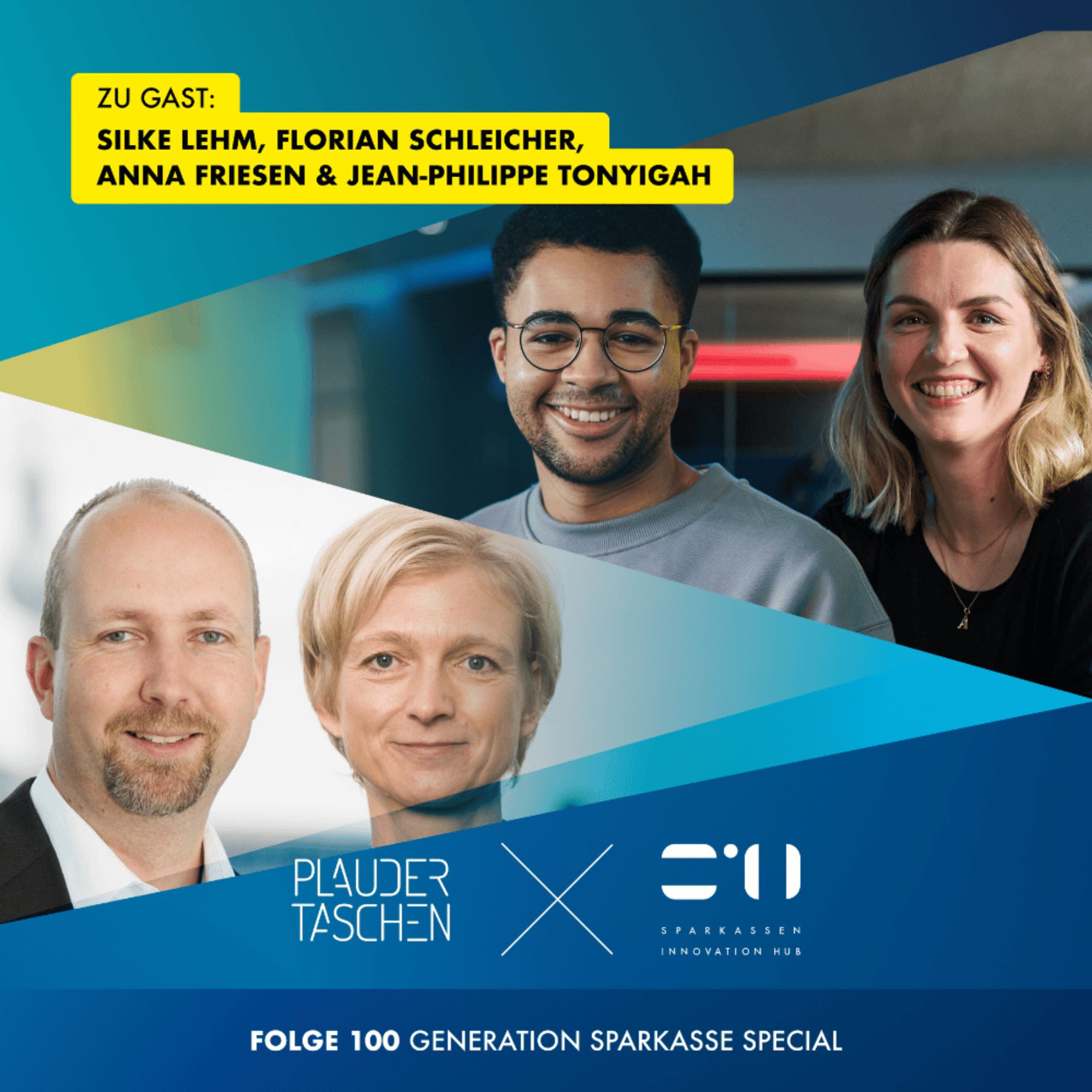 #100 - Plaudertaschen meets Sparkassen Innovation Hub - OMR 2023 und die Generation Sparkasse Teil 1 episode artwork
