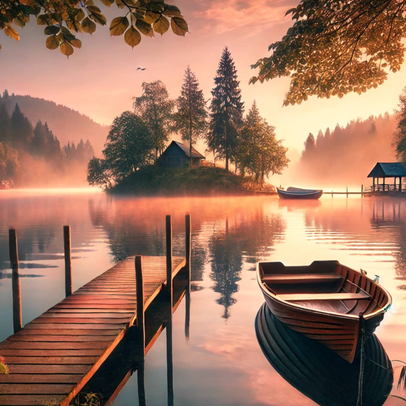 (ohne Musik) Do, 12.06. Entspannt einschlafen - Der See der stillen Gedanken