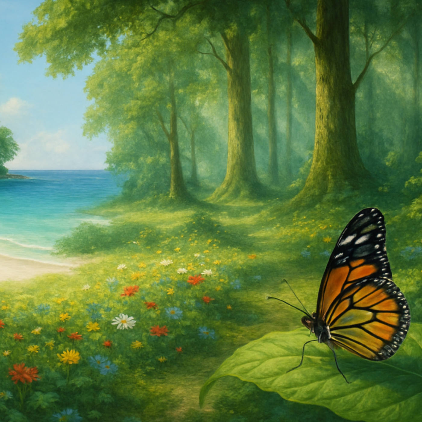 (ohne Musik) So, 15.06. Entspannt einschlafen - Wo der Schmetterling flüstert