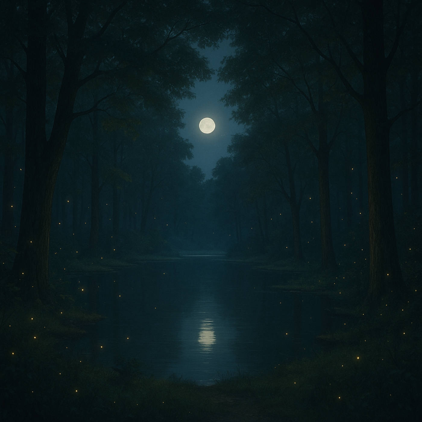 (ohne Musik) Mi, 18.06. Entspannt einschlafen - Tanzendes Licht unter Mondschein