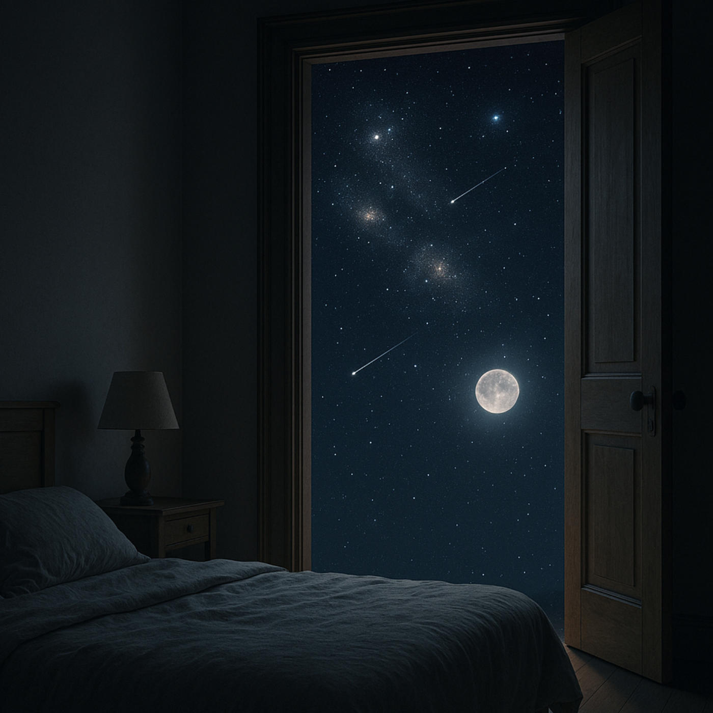 (ohne Musik) So, 13.07. Entspannt einschlafen - Blick in die Weite der Nacht